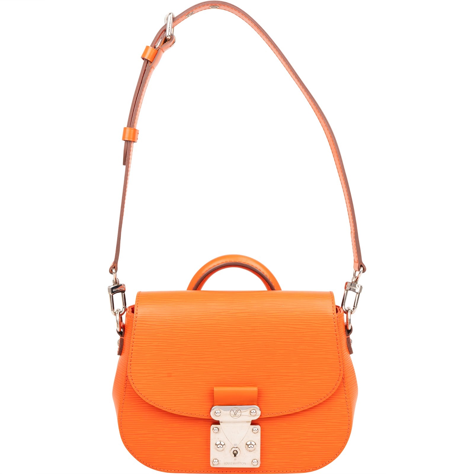 Louis Vuitton Orange Epi Leather Eden PM Shoulder Handbag