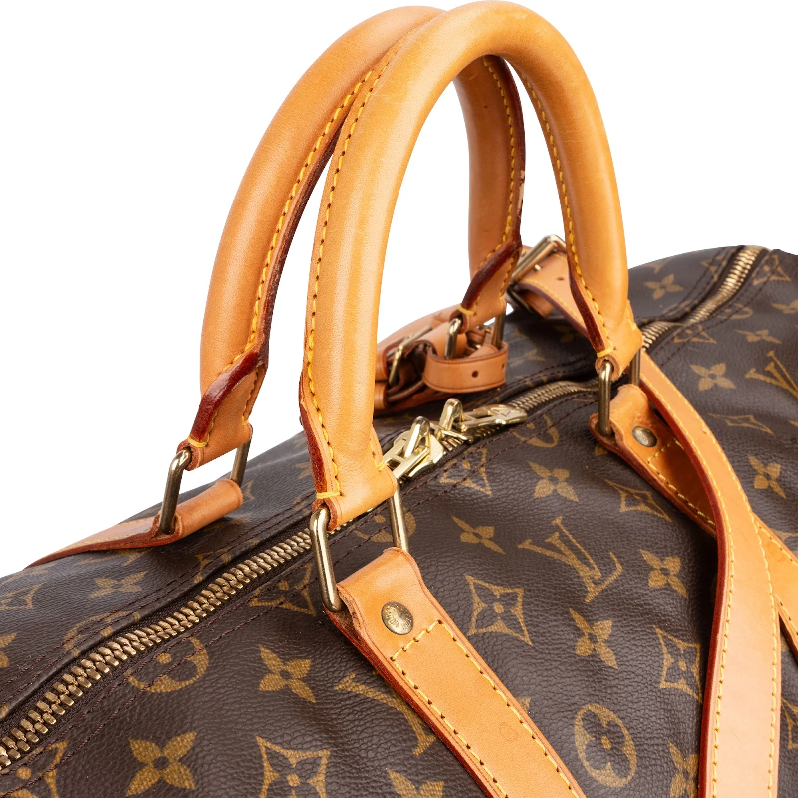 Louis Vuitton Monogram Canvas Keepall 55 Bandoulière Travel Bag