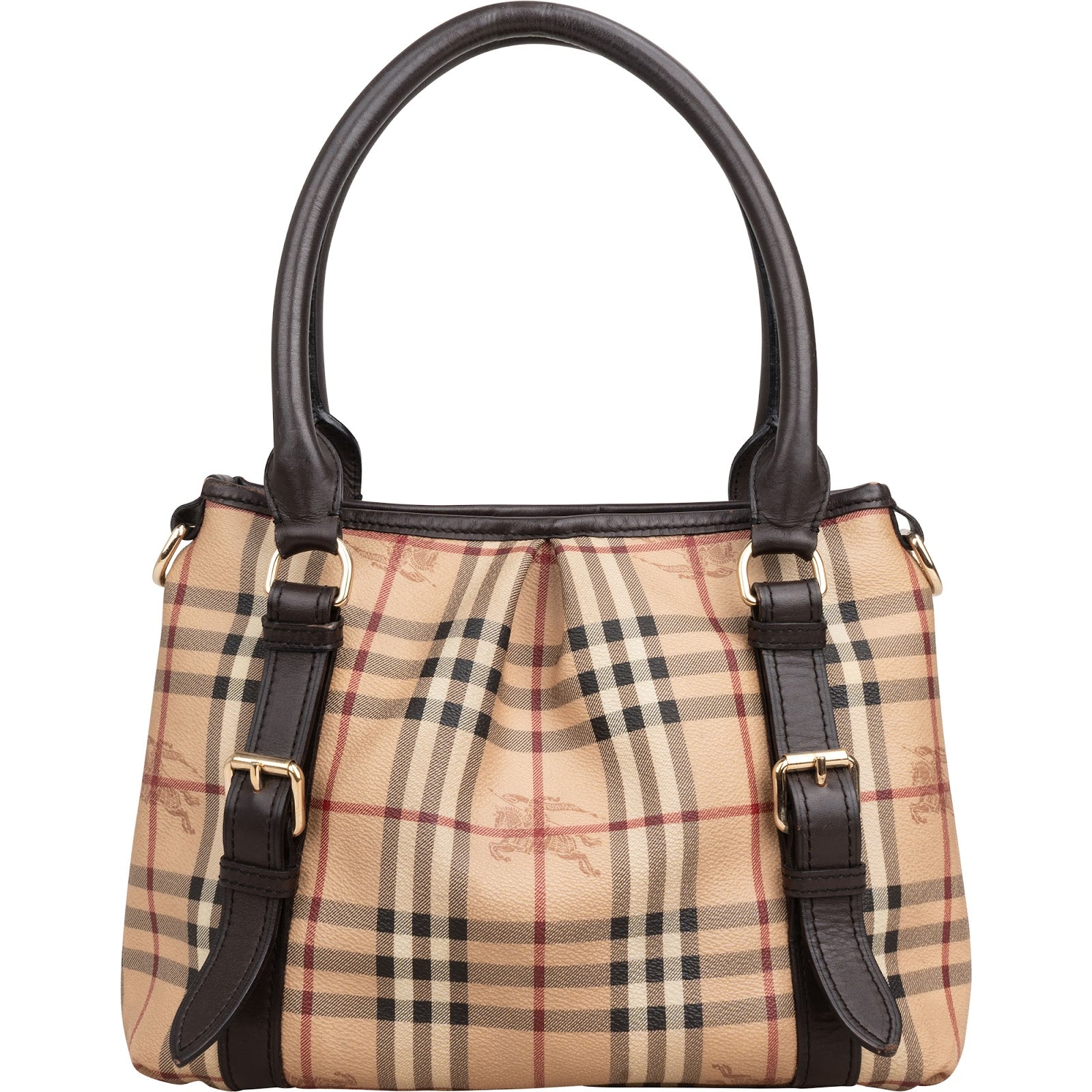 Burberry Haymarket Check Small Salisbury Tote Handbag