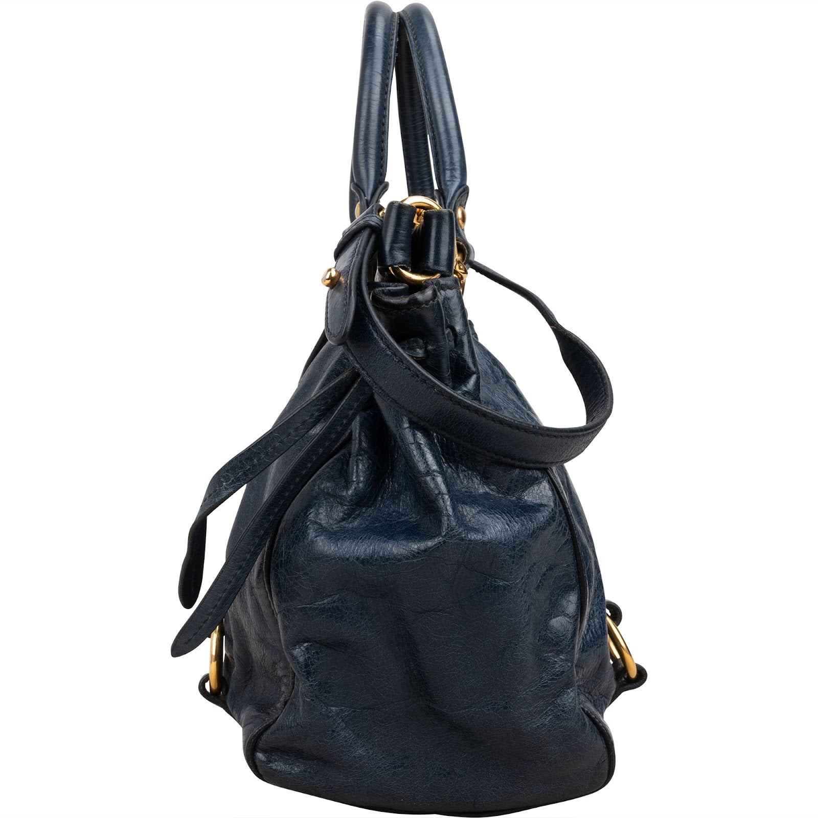 Miu Miu – Vitello Lux Satchel schoudertas