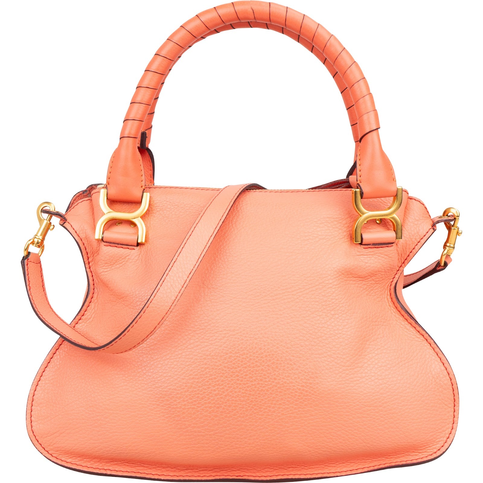 Chloé Grained Calfskin Marcie Shoulder Bag