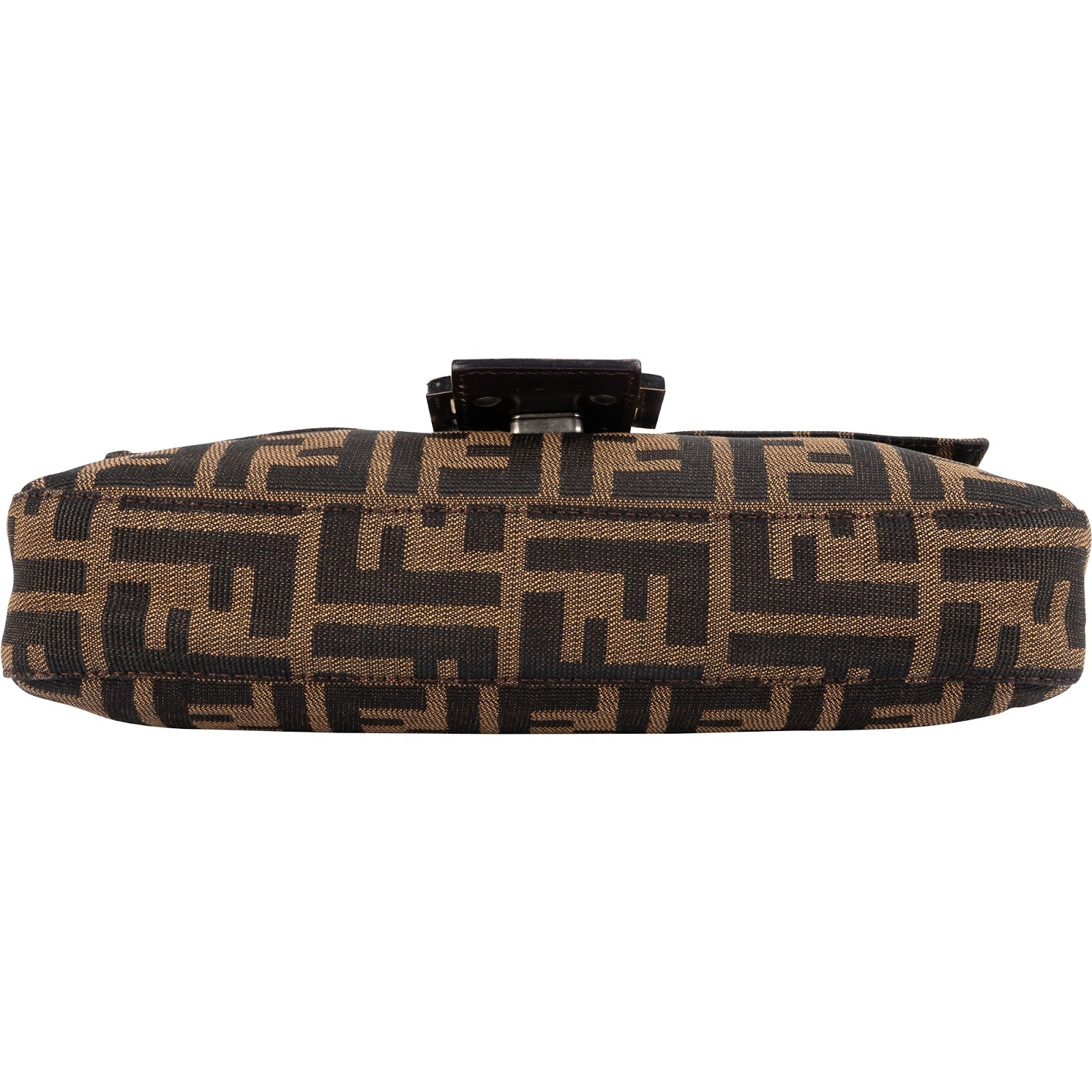 Fendi Monogram Zucca Baguette Shoulder Bag