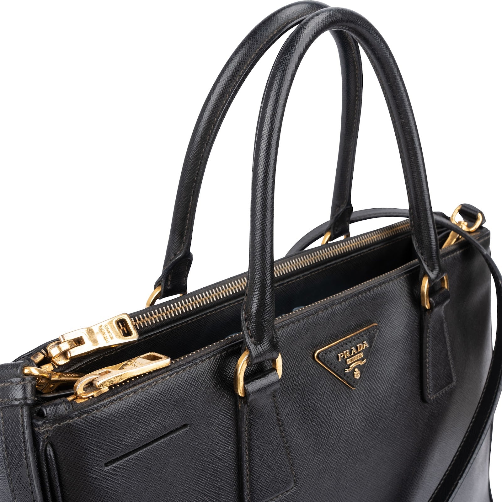 Prada- Saffiano Leather Galleria Handtasche