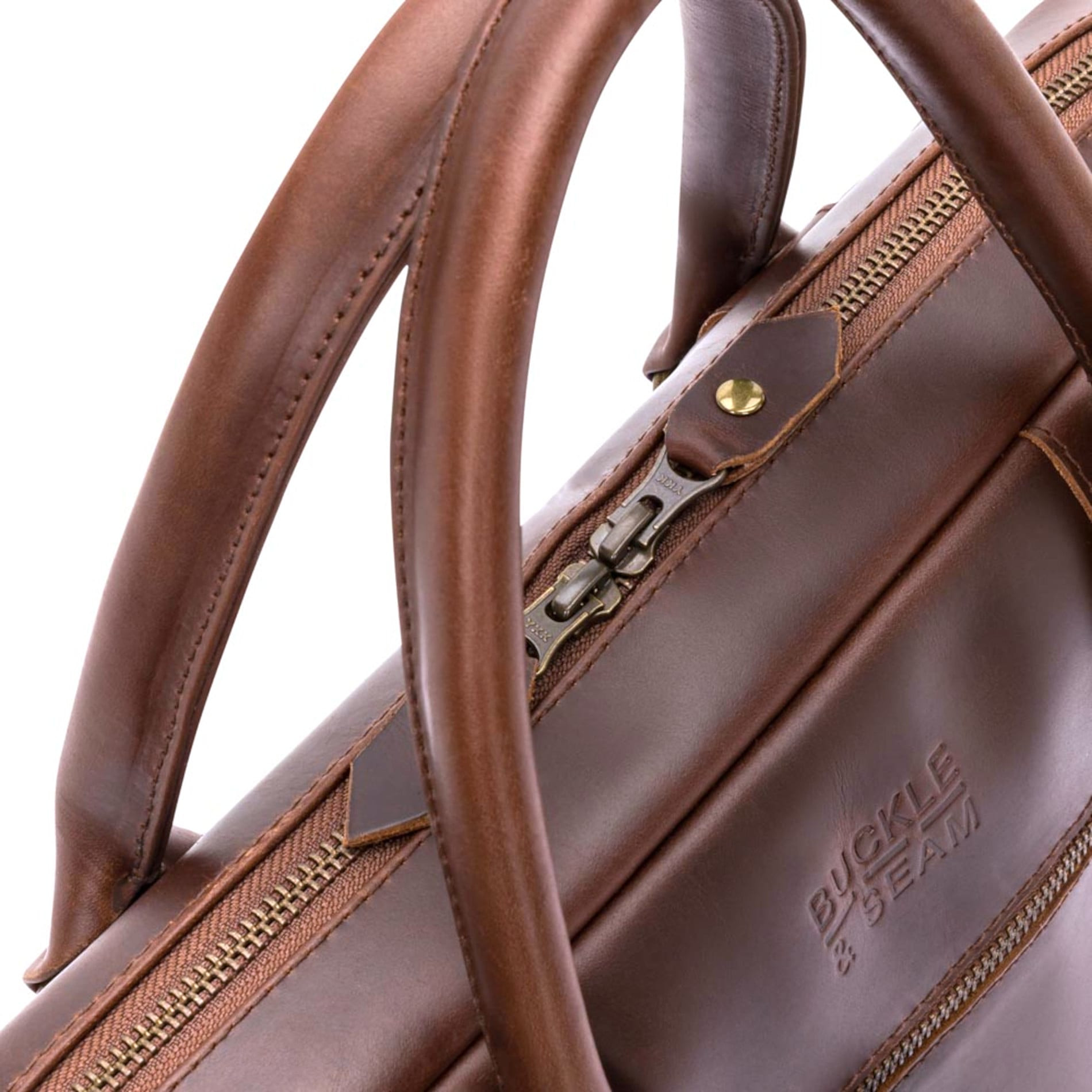 Everett leather business briefcase