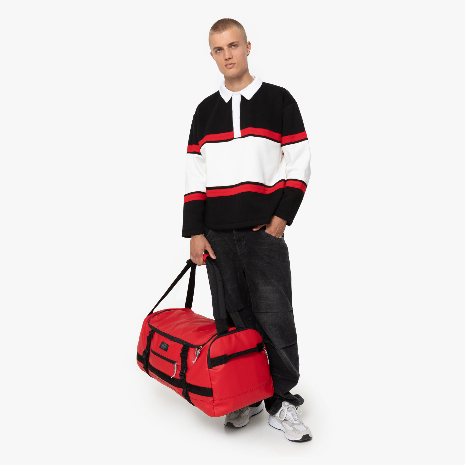Reisetasche DUFFEL PACK M - TARP RED