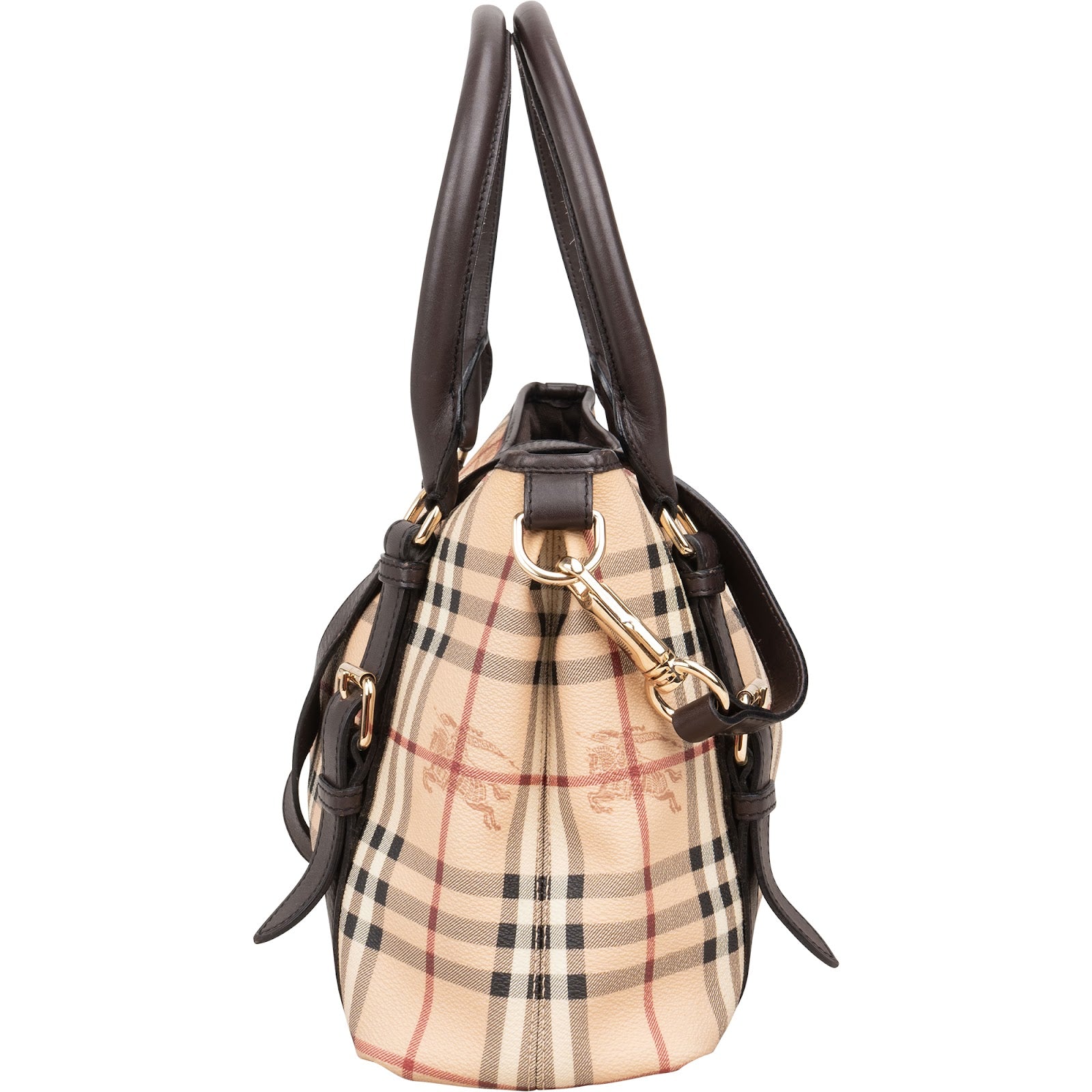 Burberry Nova-Check Monogram Haymarket Shoulder Bag