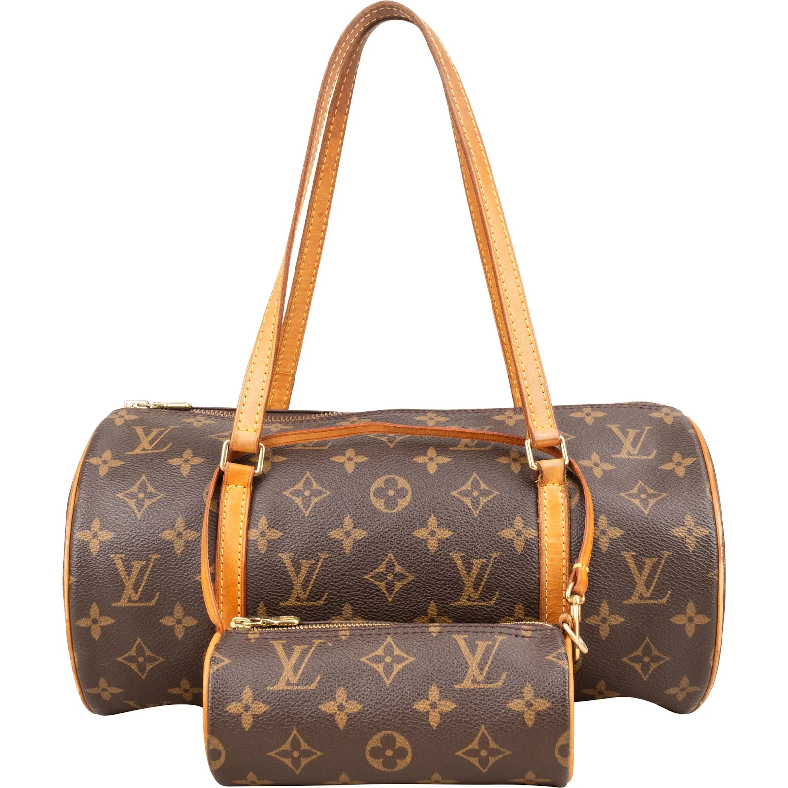 Louis Vuitton Monogram Canvas Papillon Set Shoulder Bag
