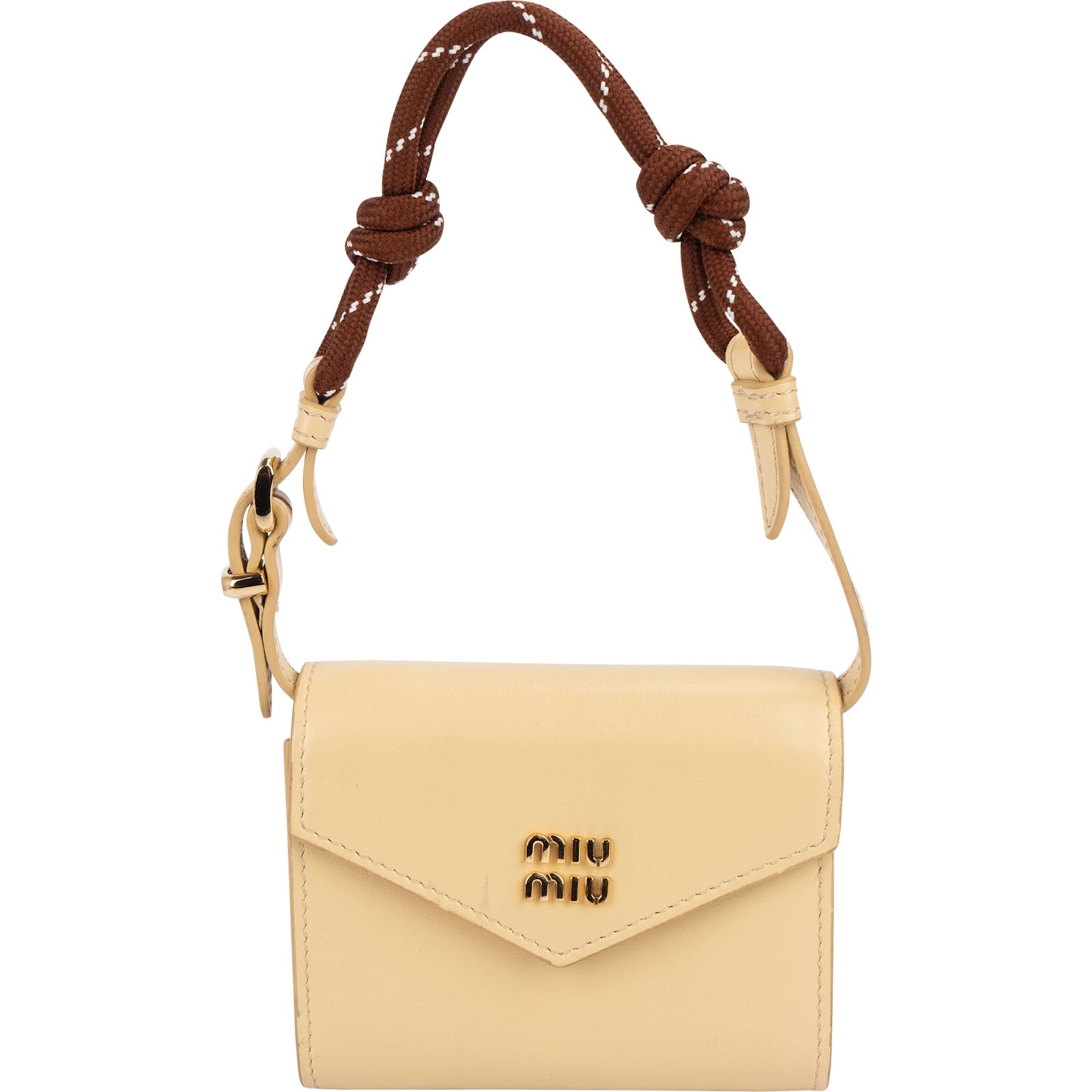Miu Miu Soft Calf Leather Mini Wallet Bag