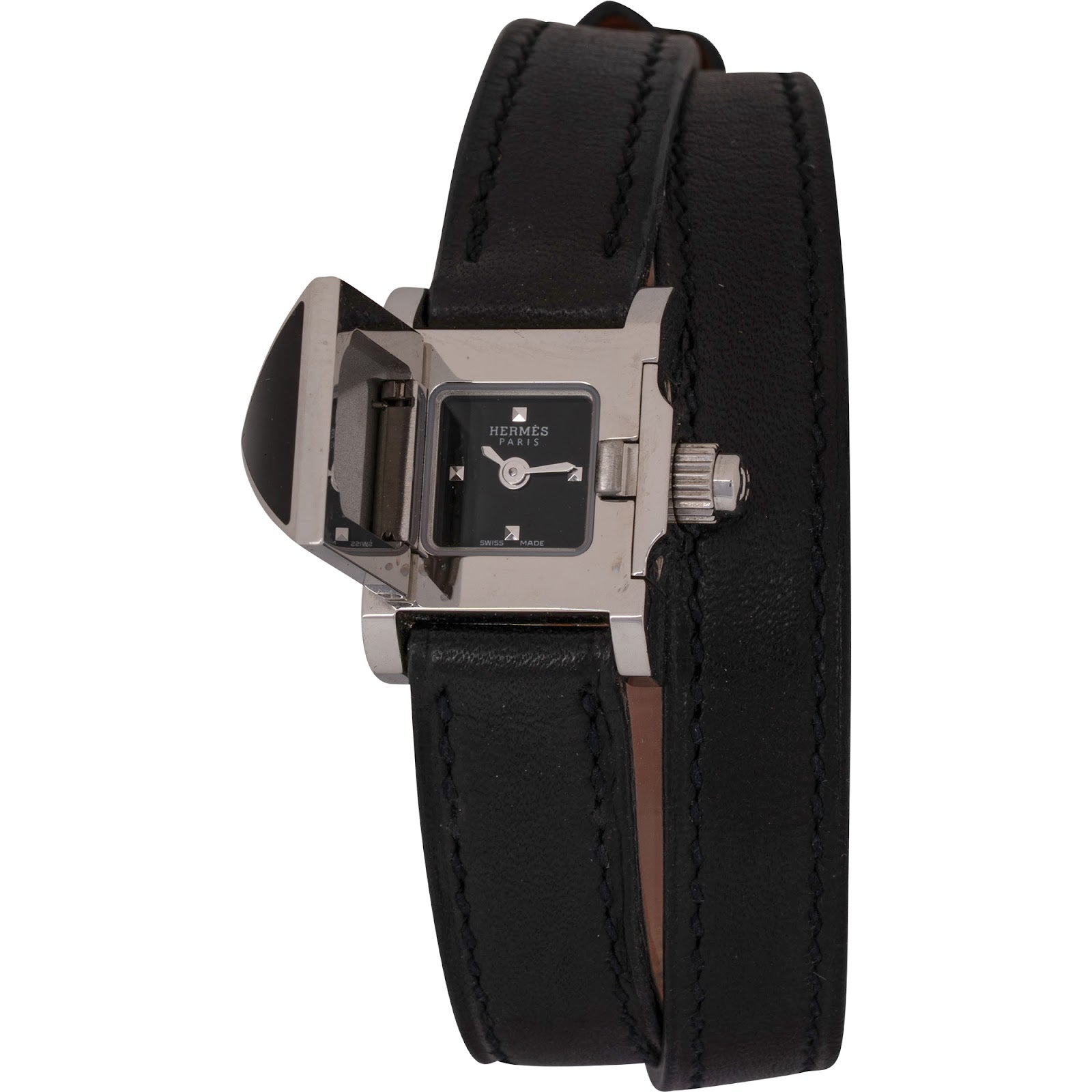 Hermès - Medor Heure H Double Tour ME 2.115 Damenuhr