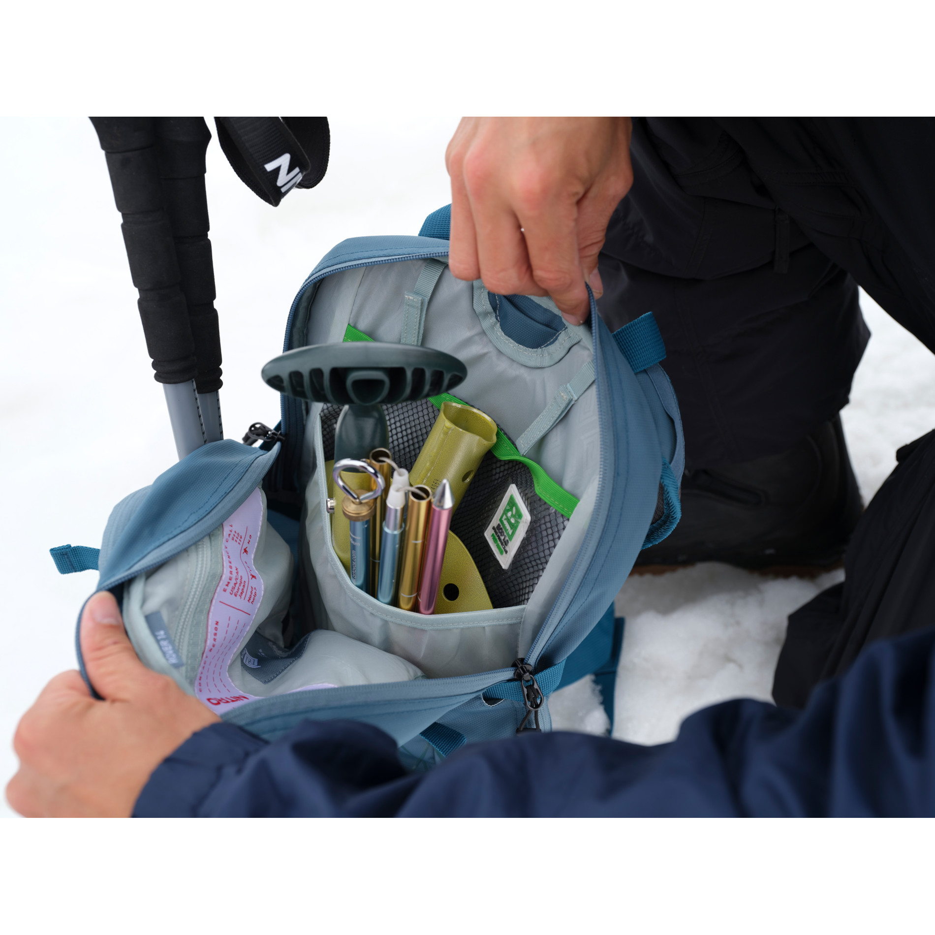 Snowboardrucksack ROVER 14 - Arctic