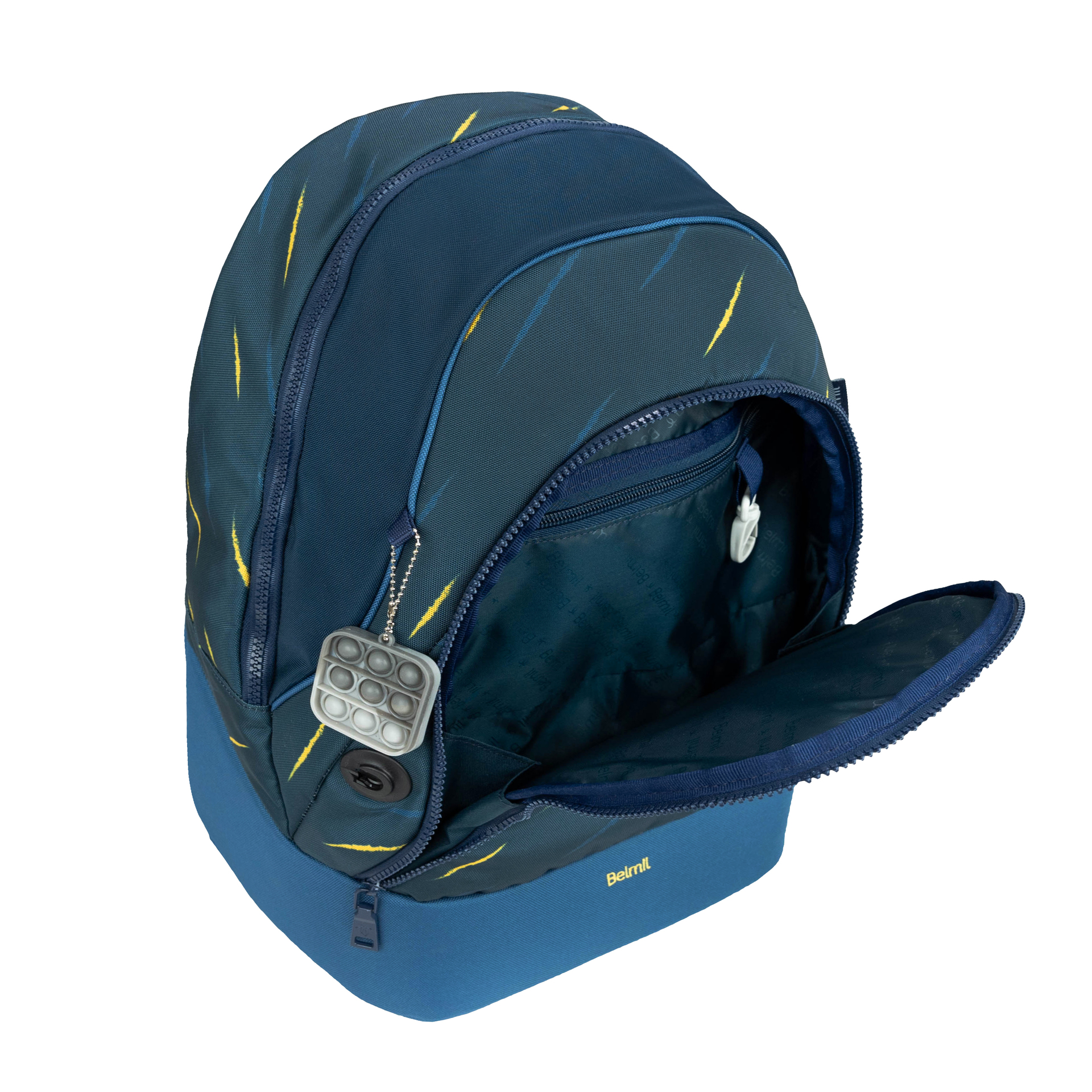 2-IN-1 Schultasche & Gürteltasche 2-teilig - Orion Blue