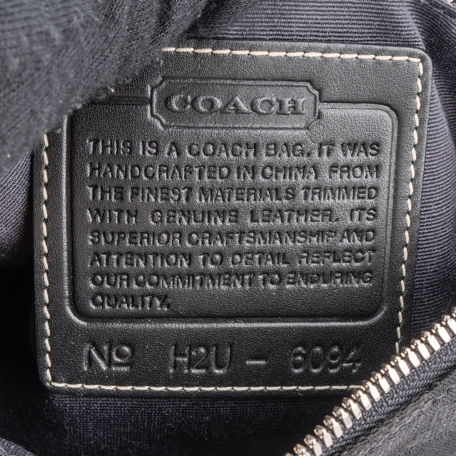 Coach Black Signature Monogram Clutch Bag
