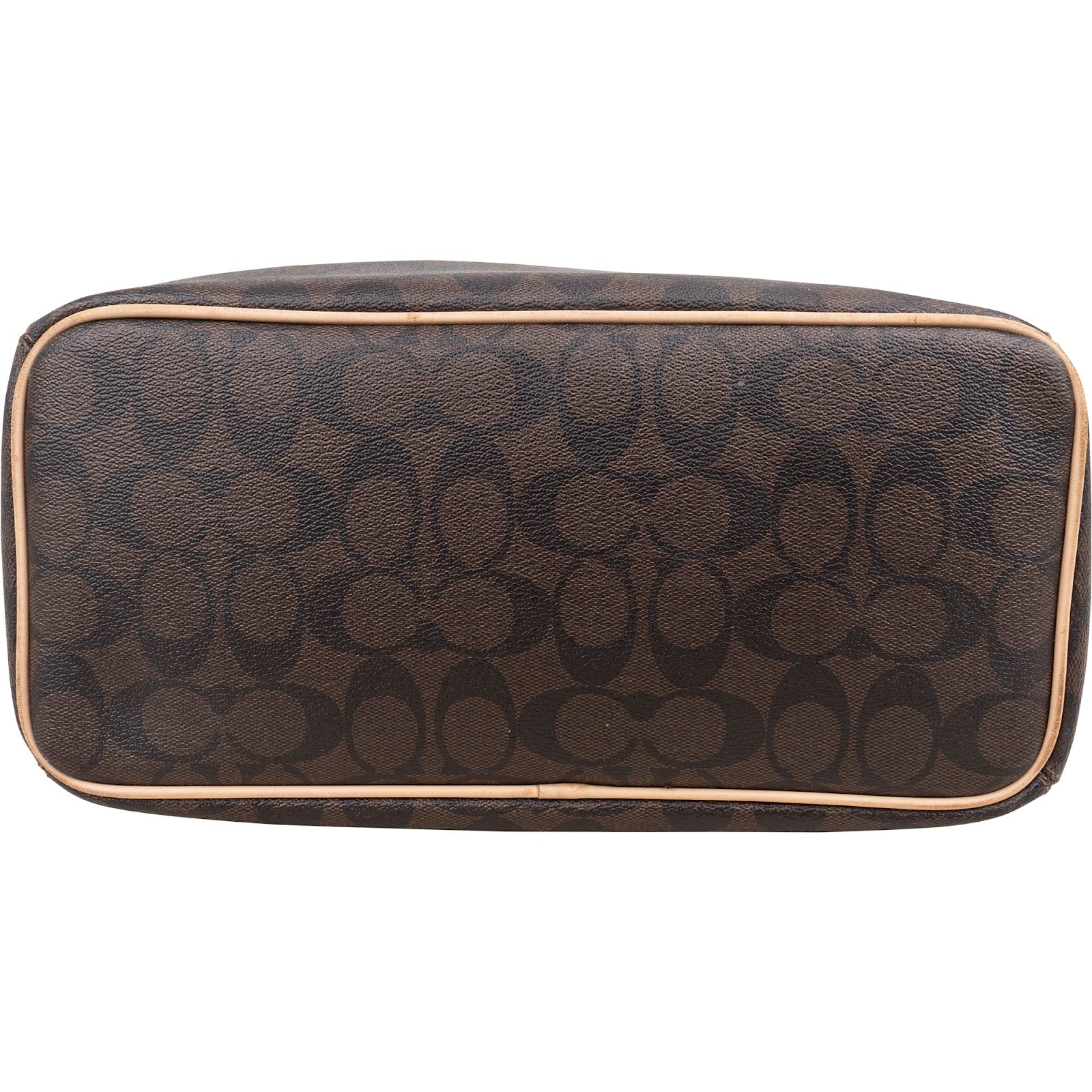 Coach Monogram Signature Large Tote Shoulder Bag