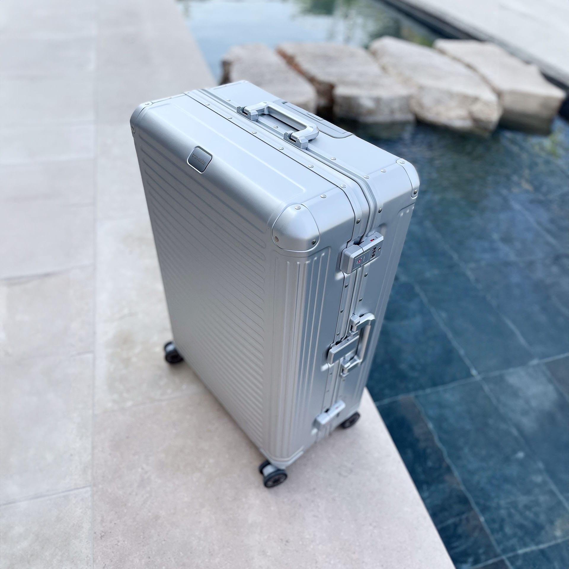 Wózek NEXT 4 koła M - srebrny