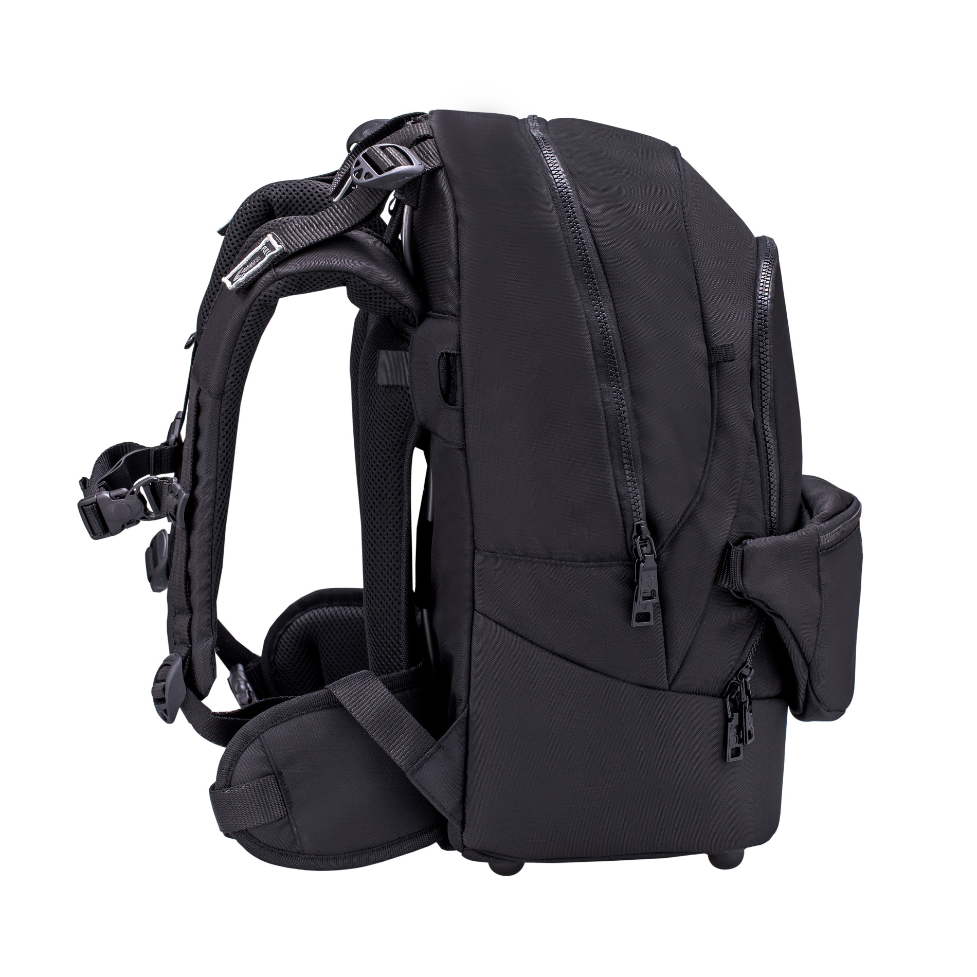 Backpack & Fanny Pack Black Ruck﻿sack 2-tlg