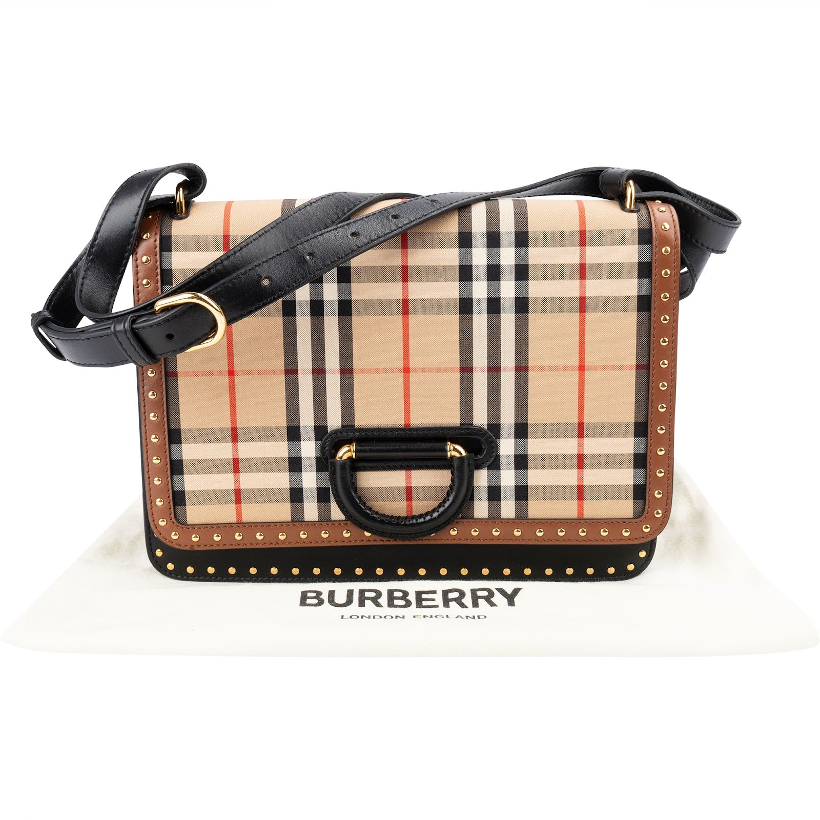 Burberry – Studded D-ring crossbody bag