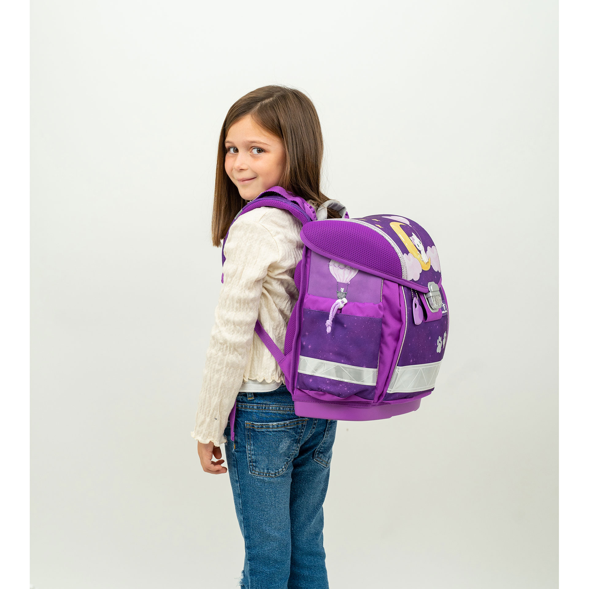 Classy ergonomic satchel set 4-piece - Caty on the Moon 