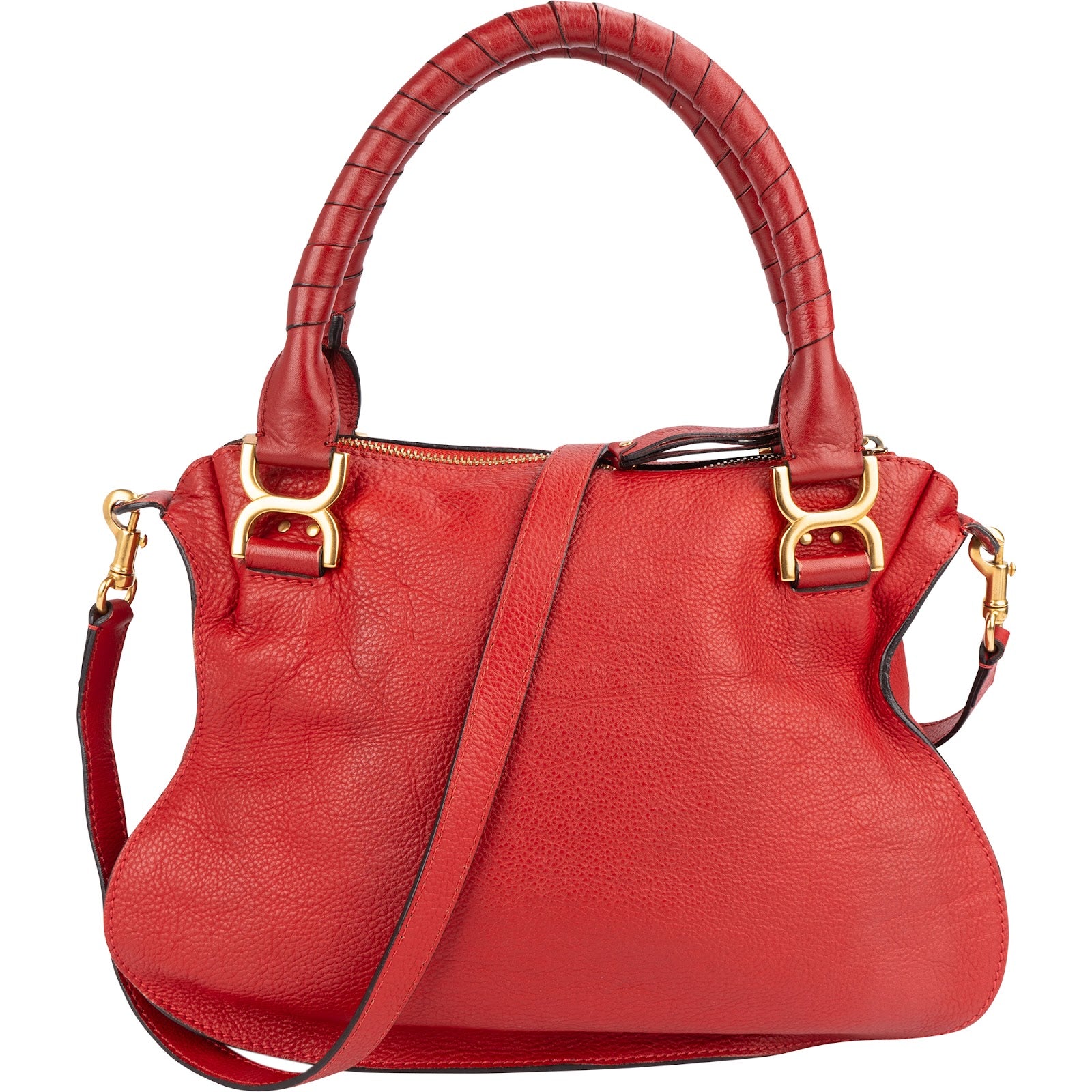 Chloé Grained Calfskin Marcie Handbag
