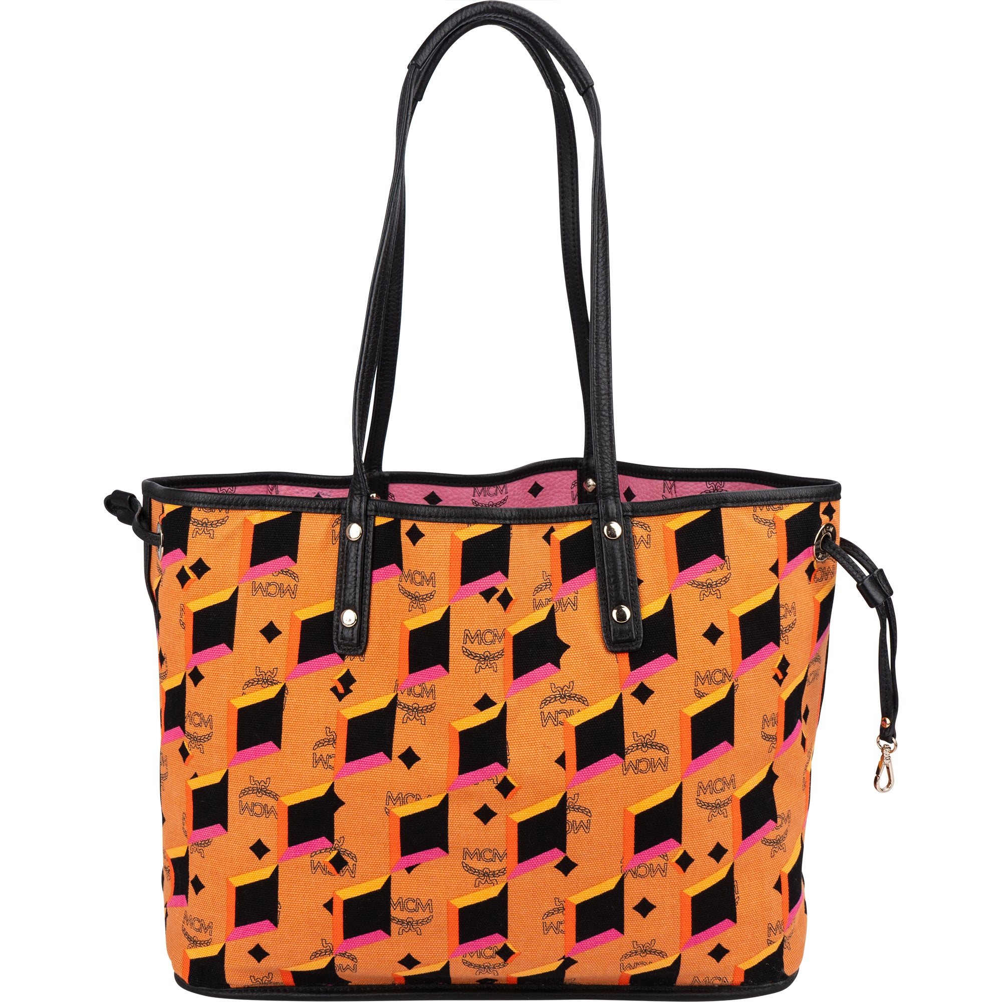 MCM Monogram Visetos Liz Reversible Shopper
