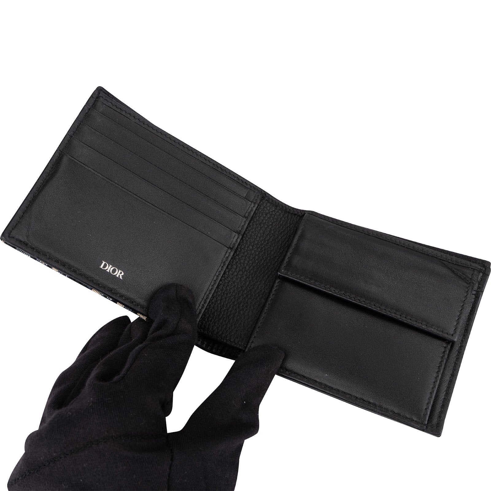 Christian Dior Oblique Trotter Monogram Jacquard Bifold Wallet
