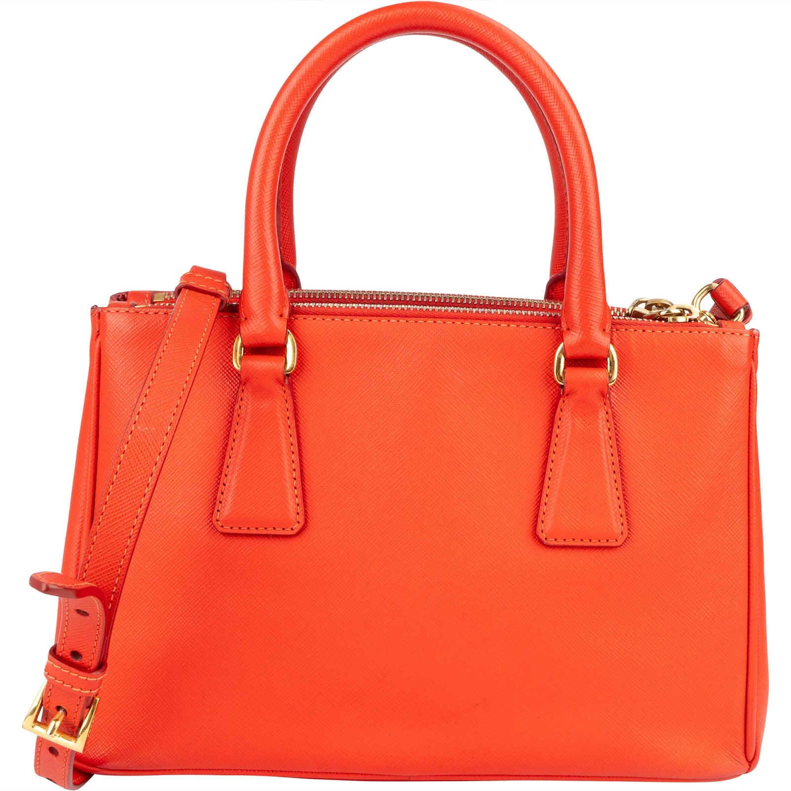 Prada Saffiano Leather Small Galleria Handbag