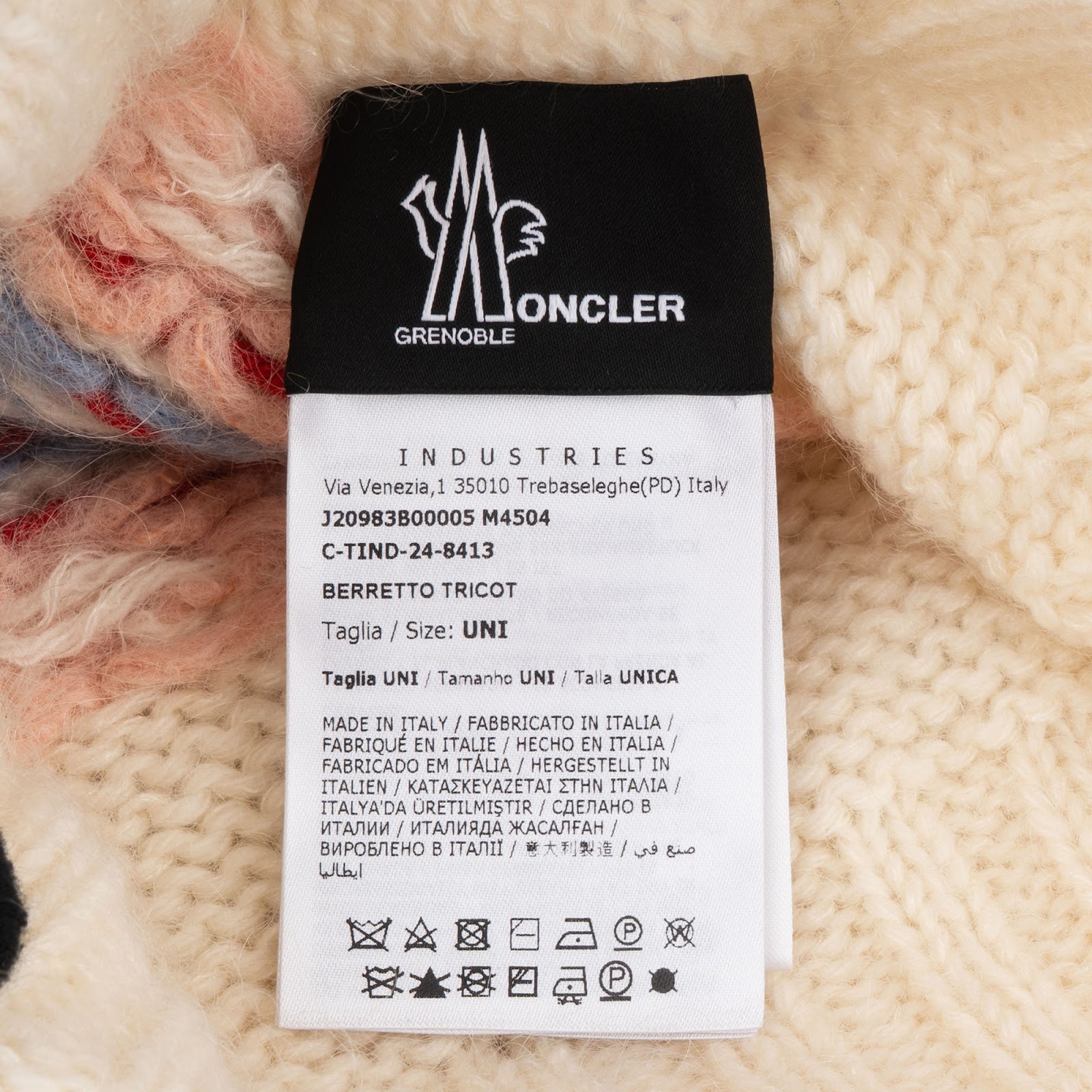 Moncler – Grenoble Multicolor Fair Isle Wollmütze