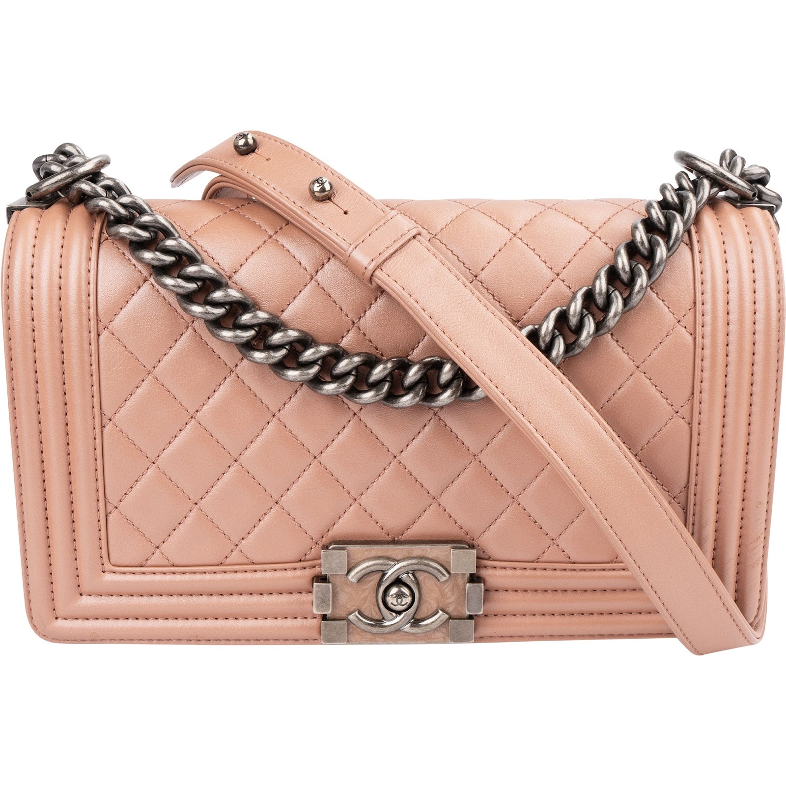 Chanel - Medium Boy Single Flap Crossbody Bag
