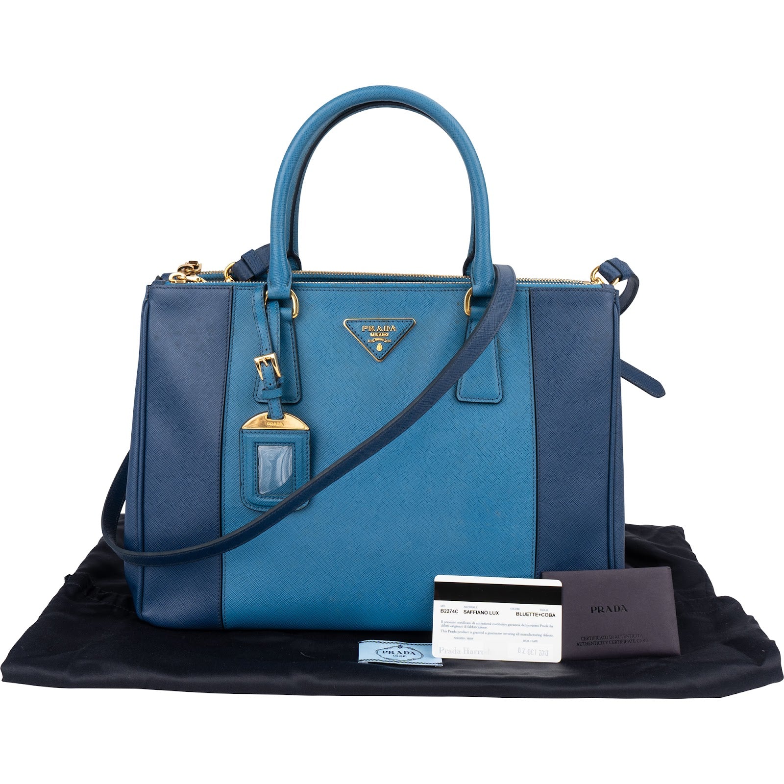 Prada - Galleria-handtas van Saffiano-leer