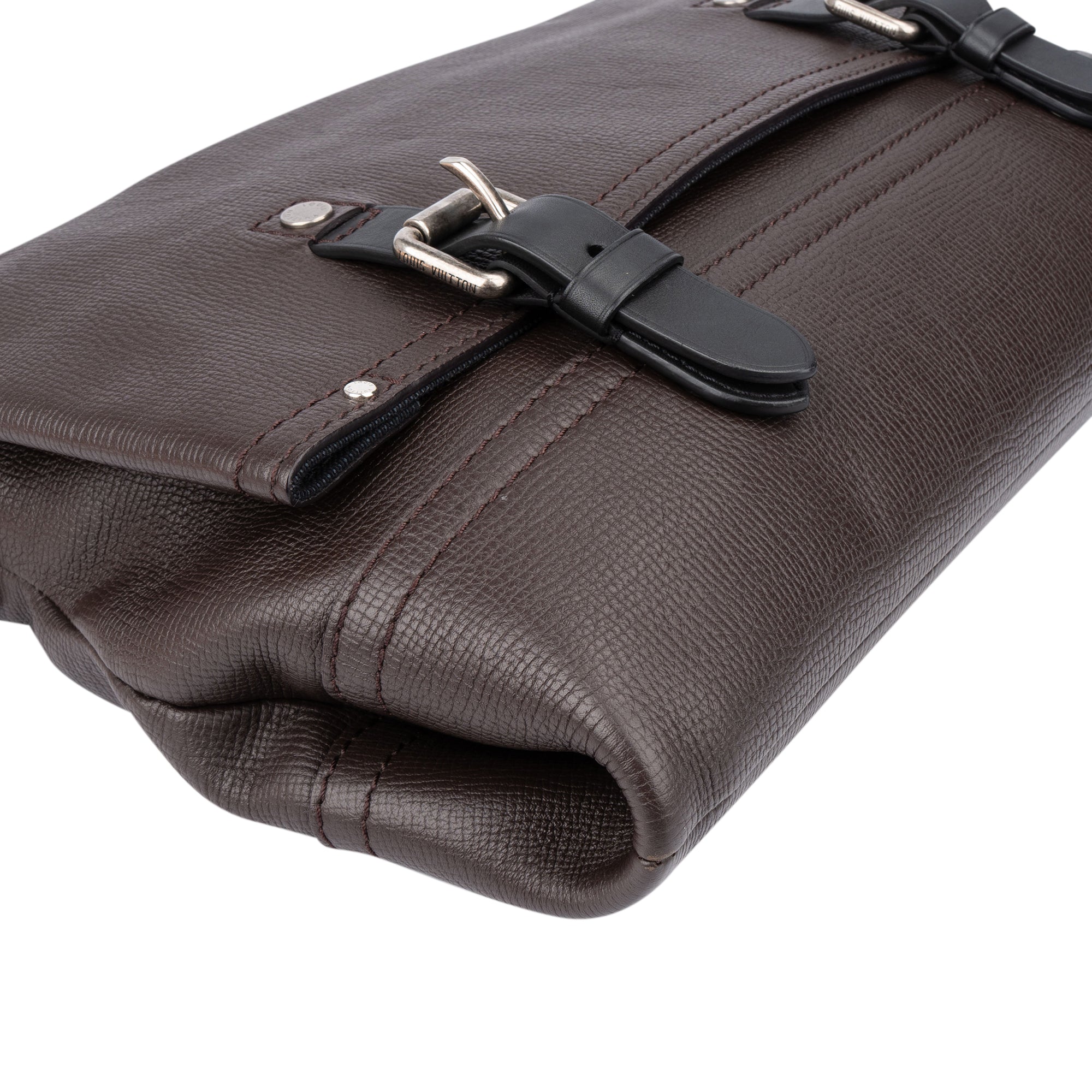 Louis Vuitton Utah Leather Canyon MM Crossbody Bag