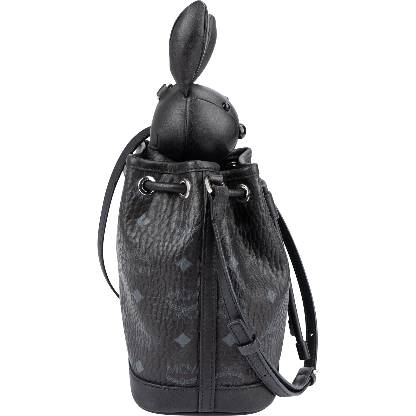 MCM - Rabbit Drawstring Small Bucket Crossbody Bag
