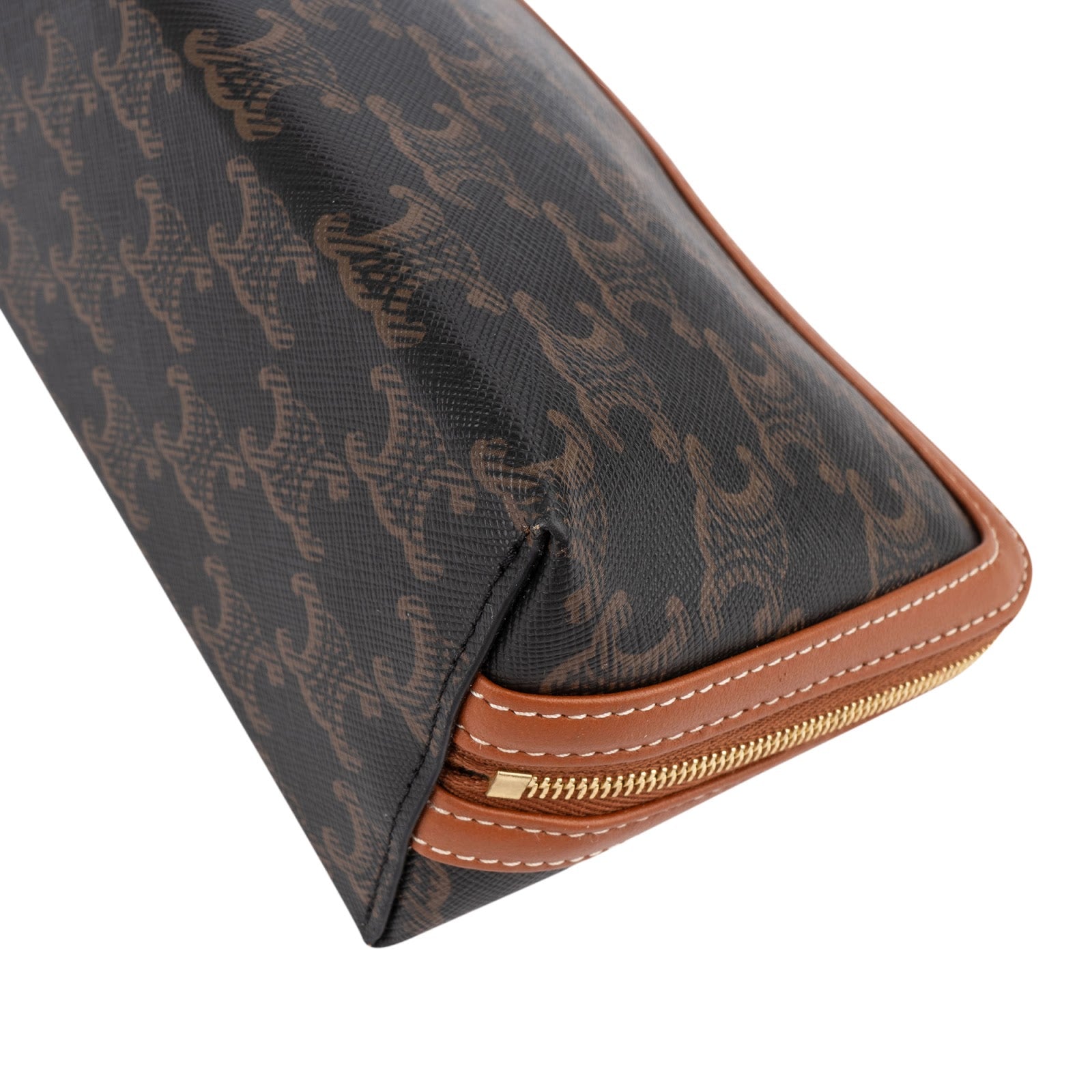 Celine Triomphe Monogram Canvas Chain Crossbody Bag