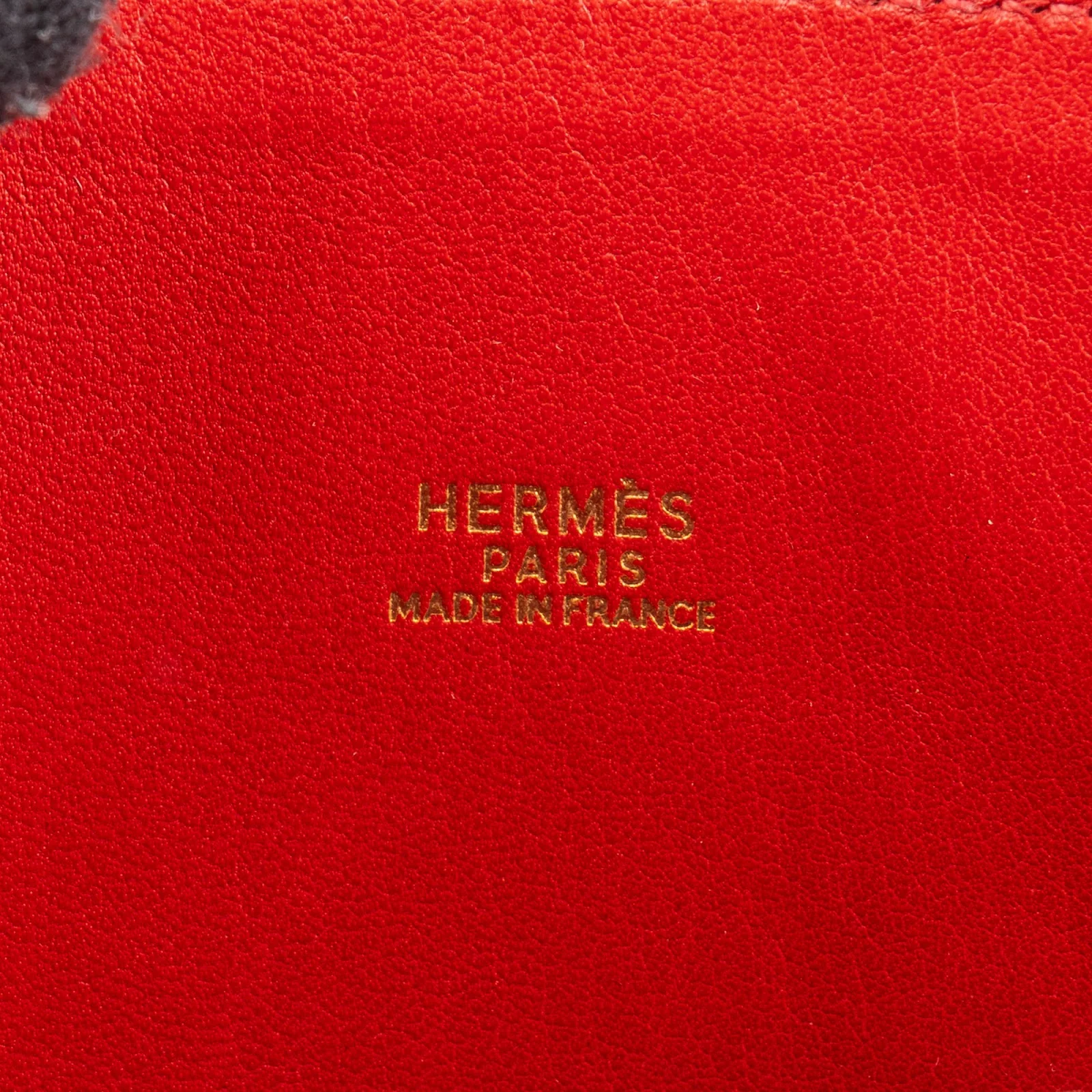 Hermès Rouge Courchevel Leather Bolide 35 Handbag