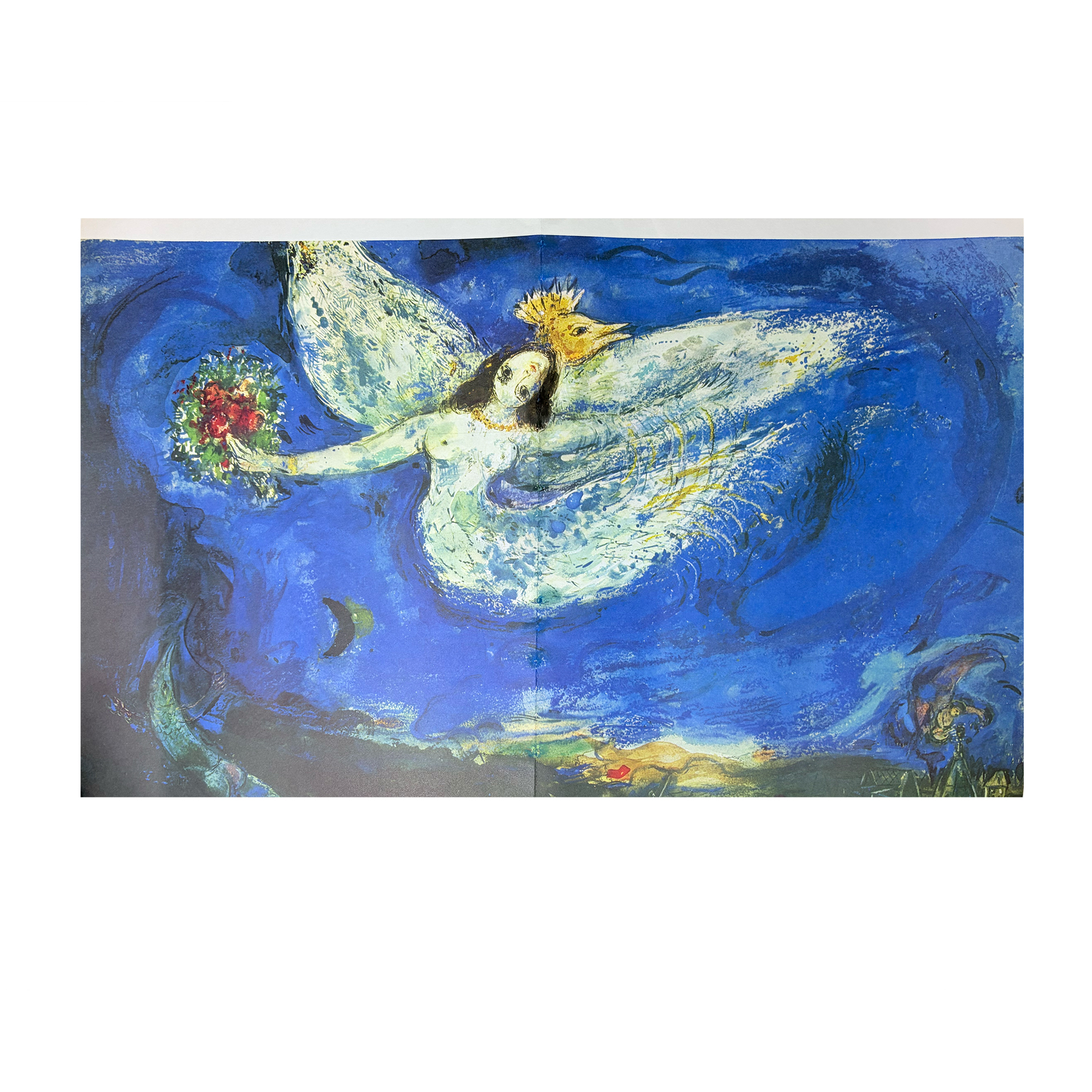 Marc Chagall (1887-1985) - L'Oiseau de feu de Stravinsky  - Lithographie