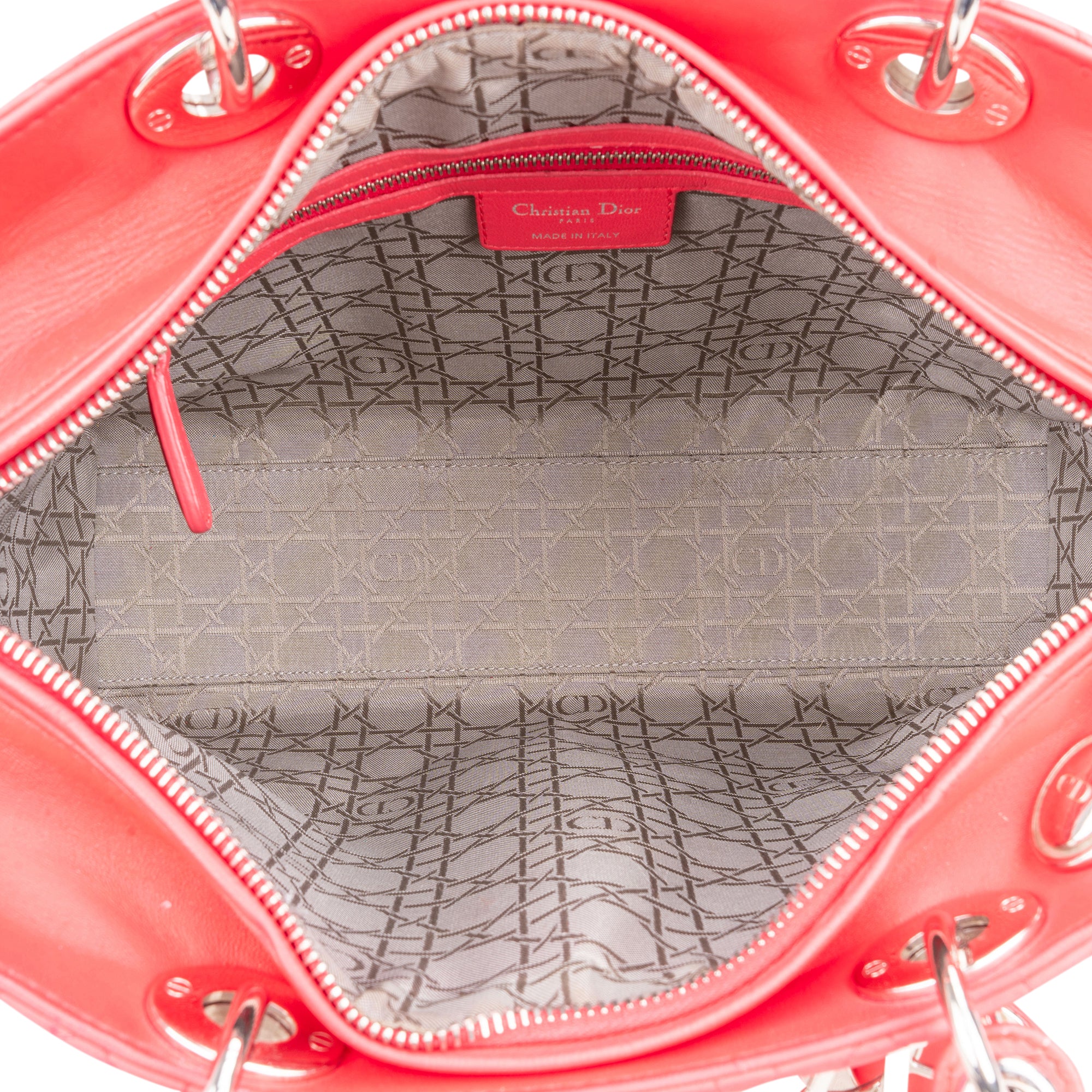 Christian Dior Quilted Leather Lady Dior Handbag