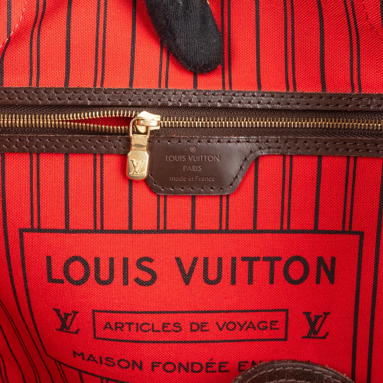 Louis Vuitton Monogram Damier Ebene Neverfull MM Shopper