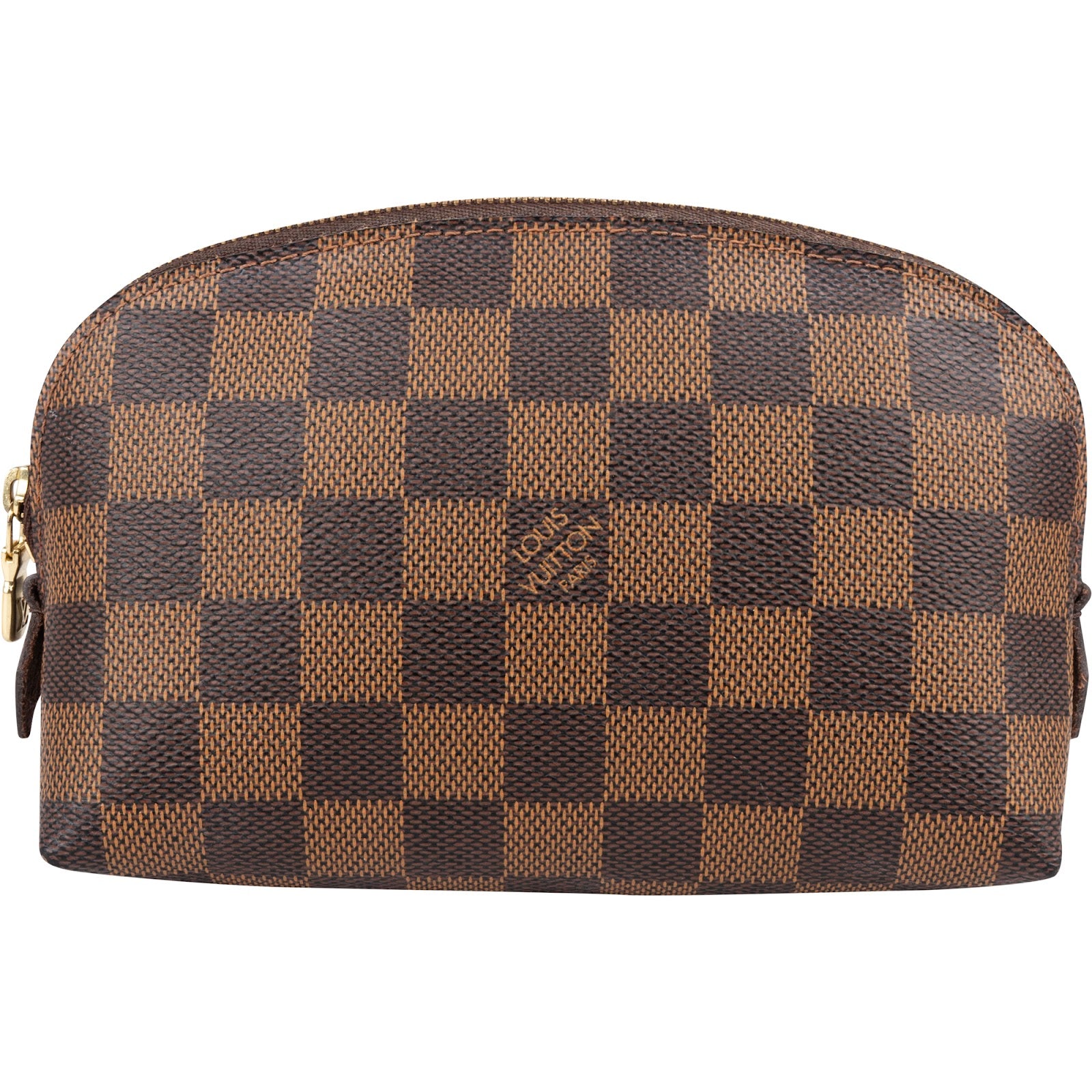 Louis Vuitton Monogram Damier Ebene Canvas Cosmetic Pouch PM