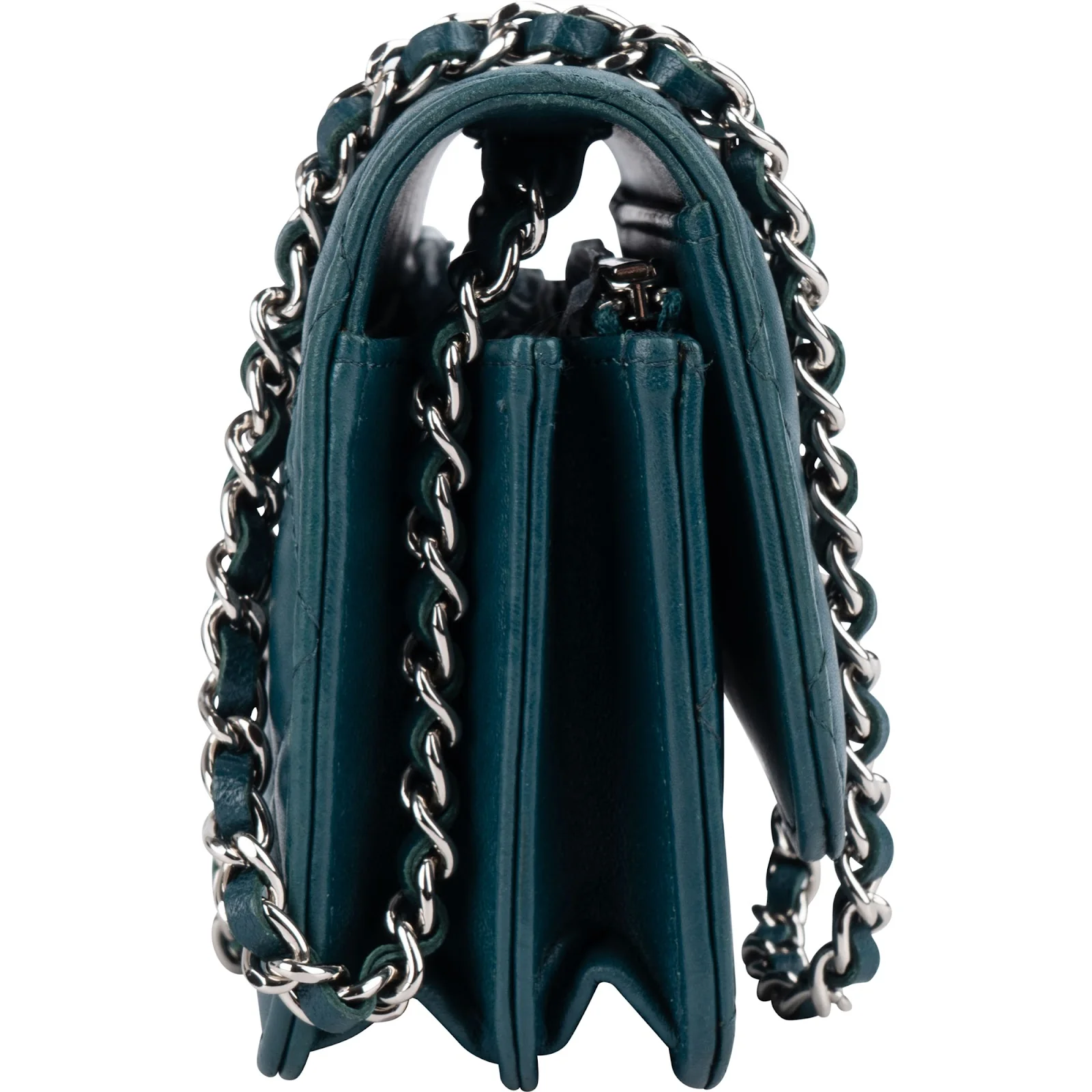 Chanel Quilted Lambskin Mini Wallet on Chain Crossbody Bag