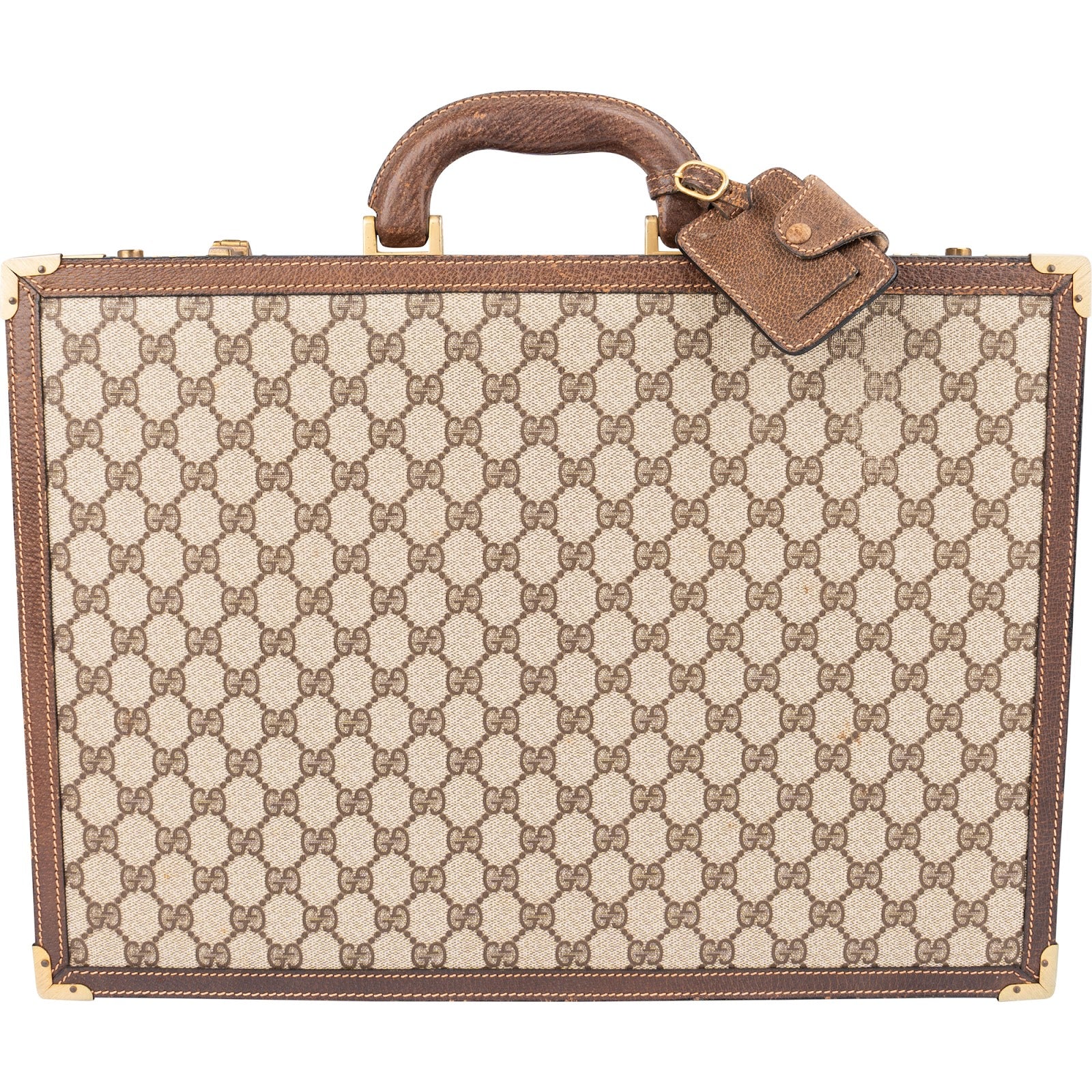 Gucci - GG Supreme Canvas Vintage Aktenkoffer