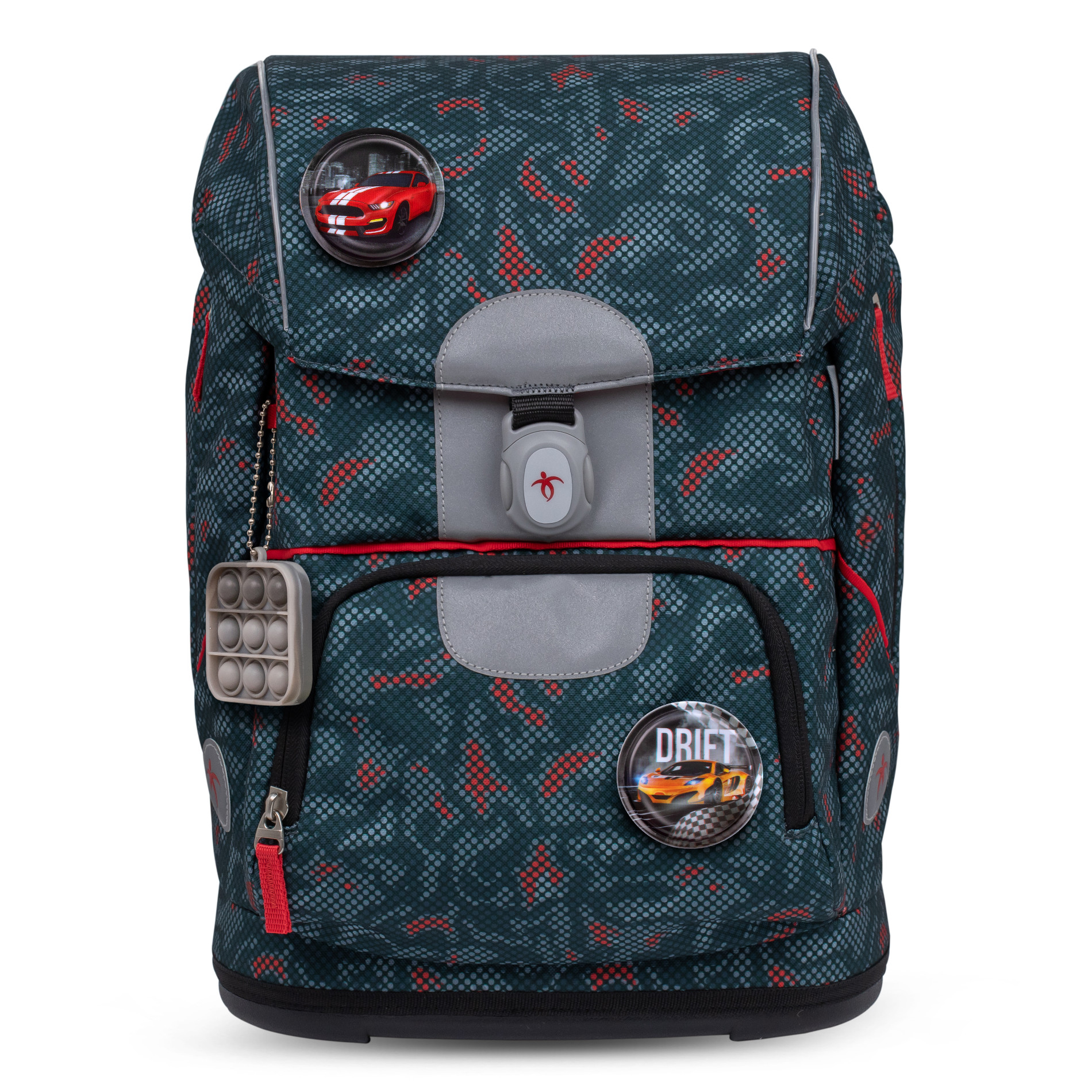 Motion ergonomisches Schulranzenset 5tlg. - "Red Dots"