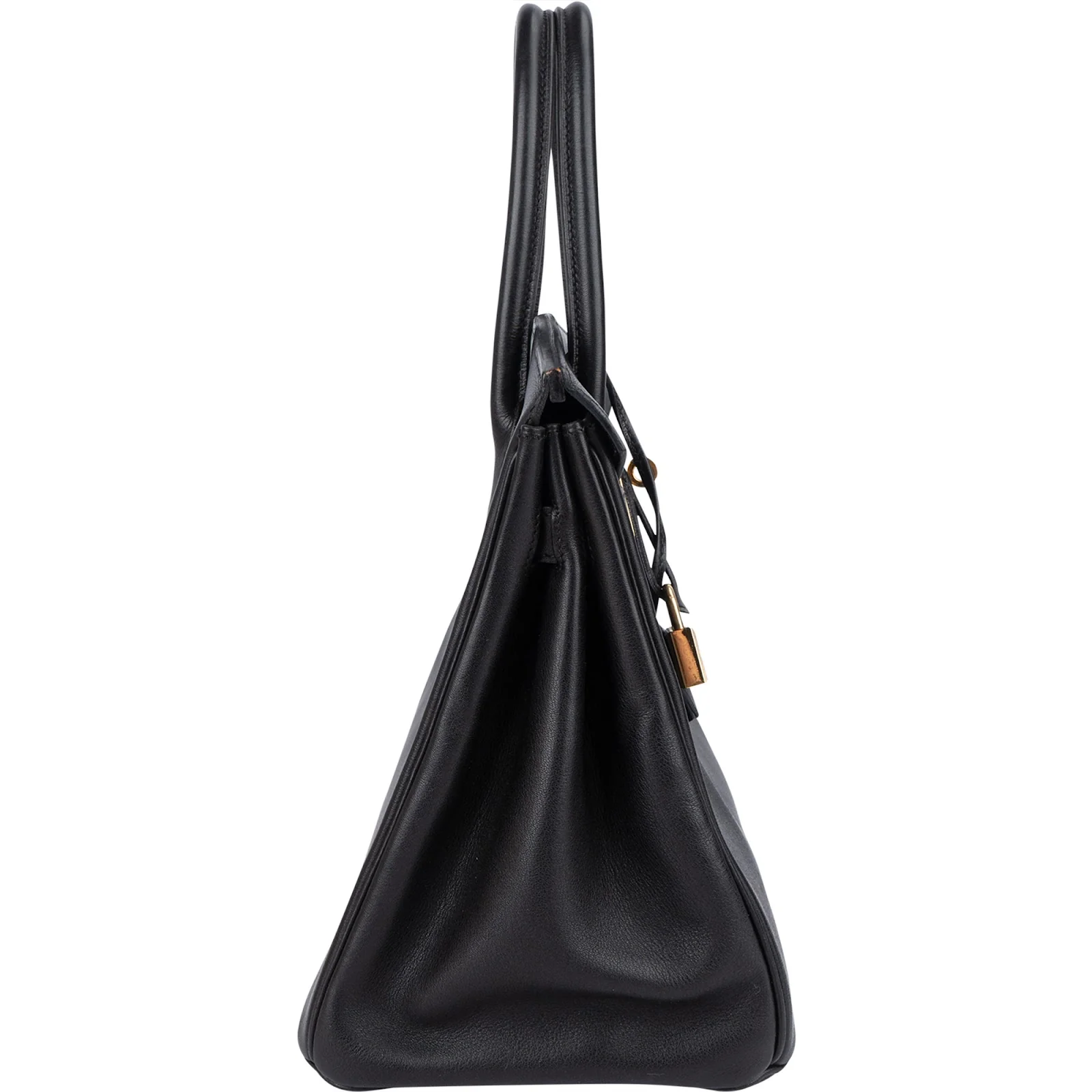 Hermès Noir Swift Leather Birkin 30 Handbag