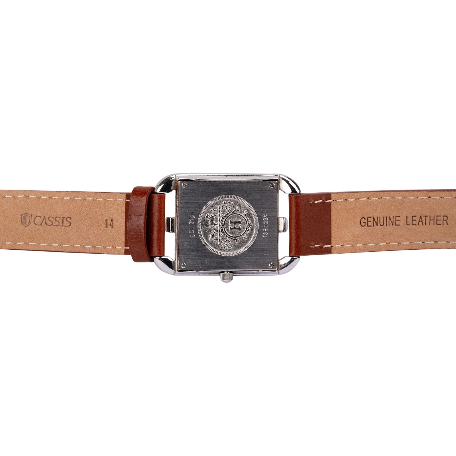 Hermès Silver Tone Cape Cod Double Tour CC1. 210 Uhr