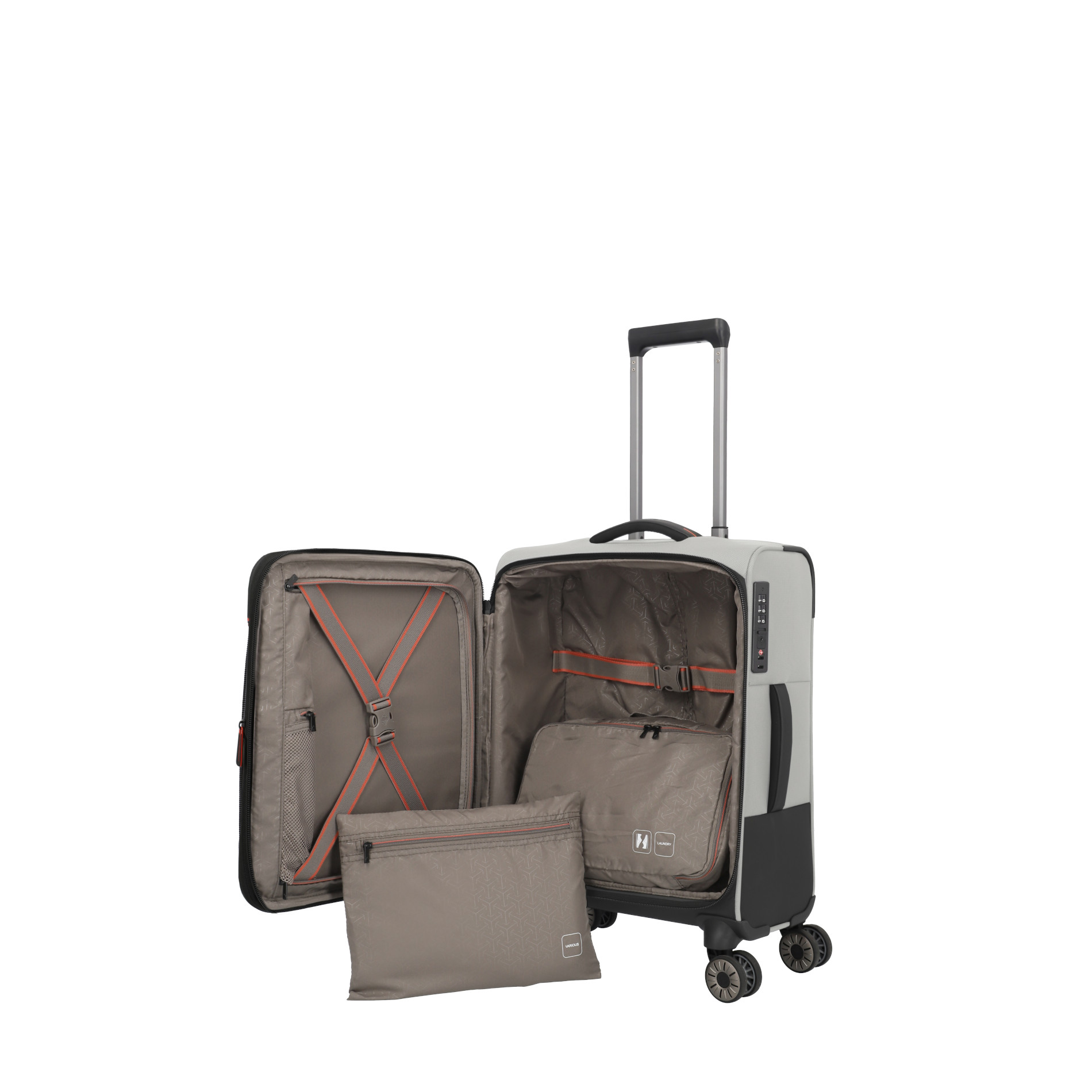 CROSSLITE Handgepäck S erweiterbar - Natur