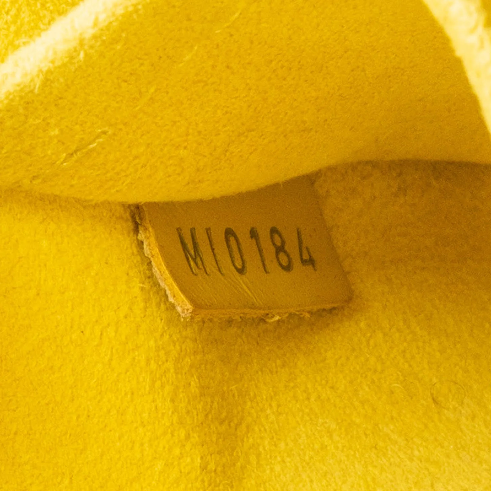 Louis Vuitton Yellow Epi Leather Alma PM Handbag