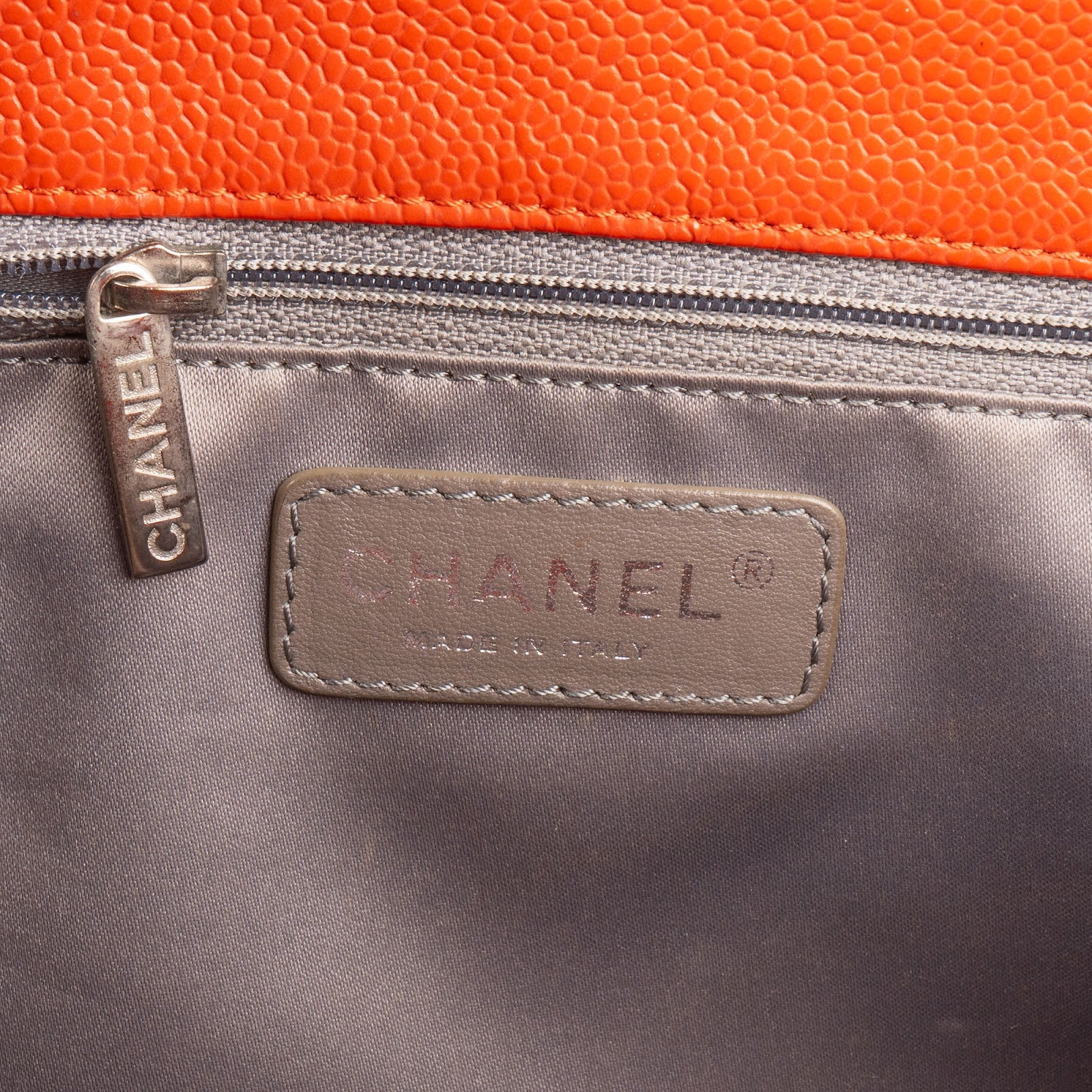 Chanel Quilted Caviar Leather Grand Shopping Tote CC Shoulder Bag