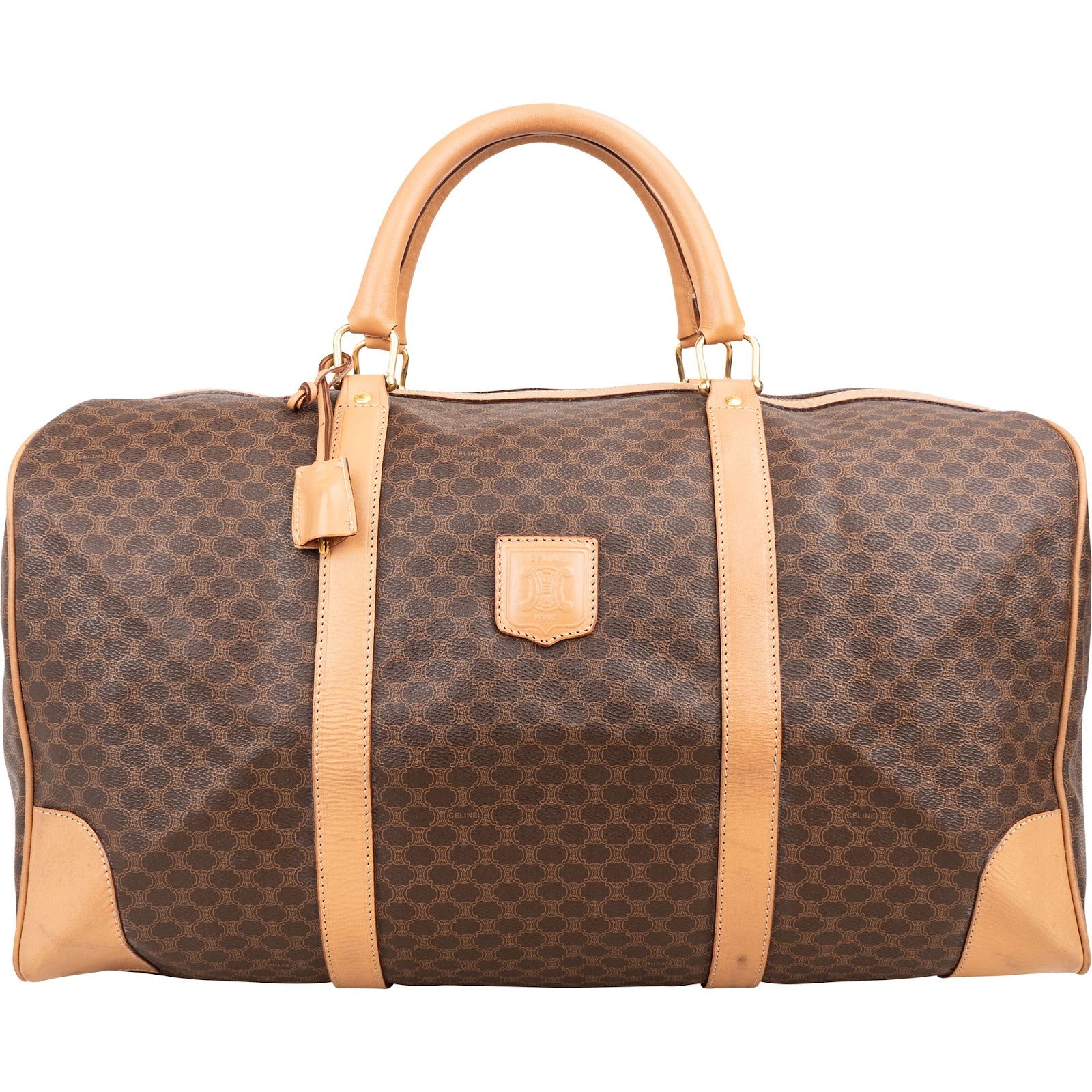 Celine - Monogram Macadam Boston 50 Reisetasche
