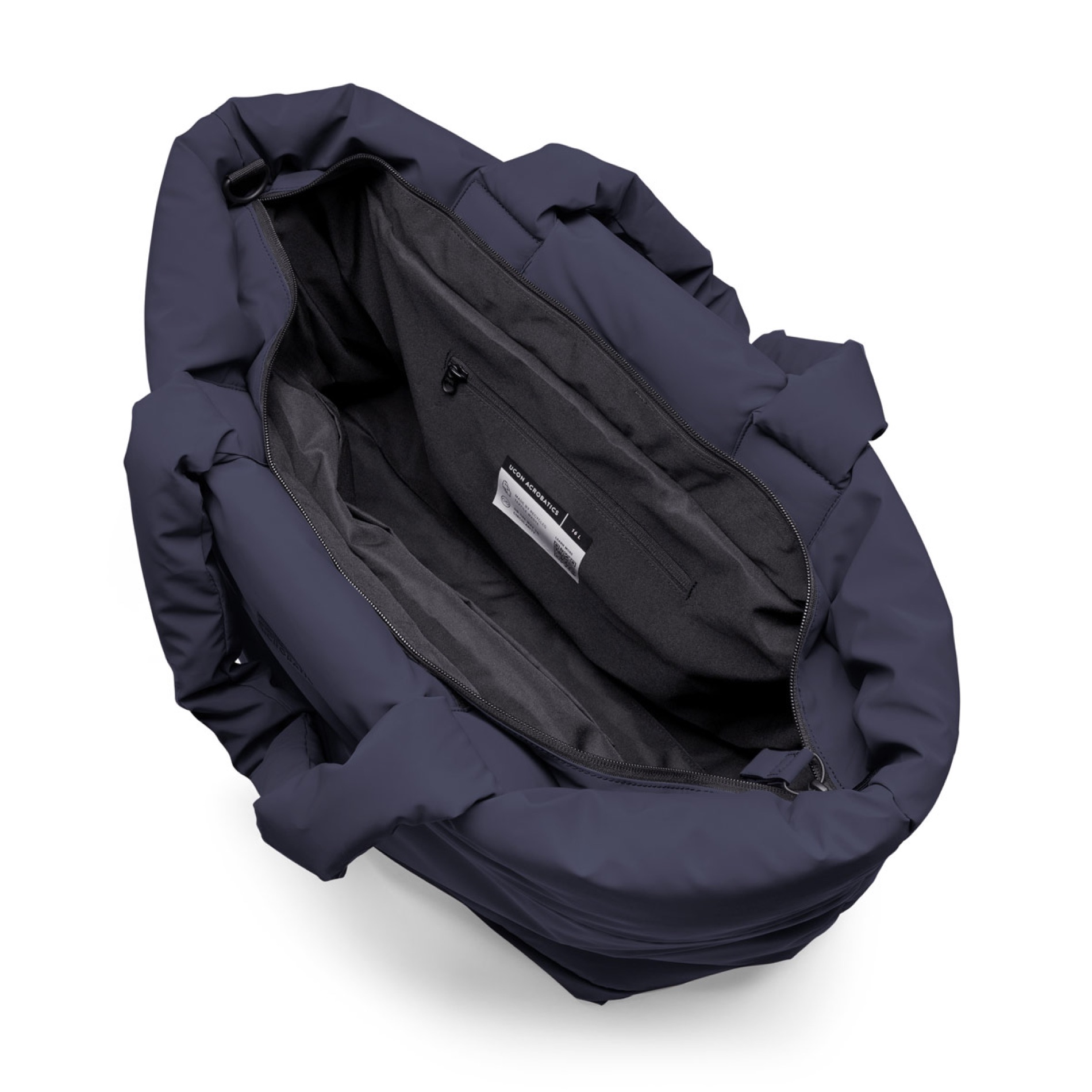 Olivia Puffy Bag Moss - Dark Navy