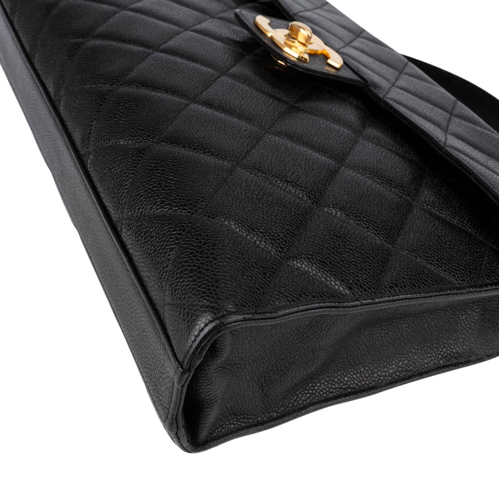 Chanel - Quilted Caviar Leather 24K Briefcase