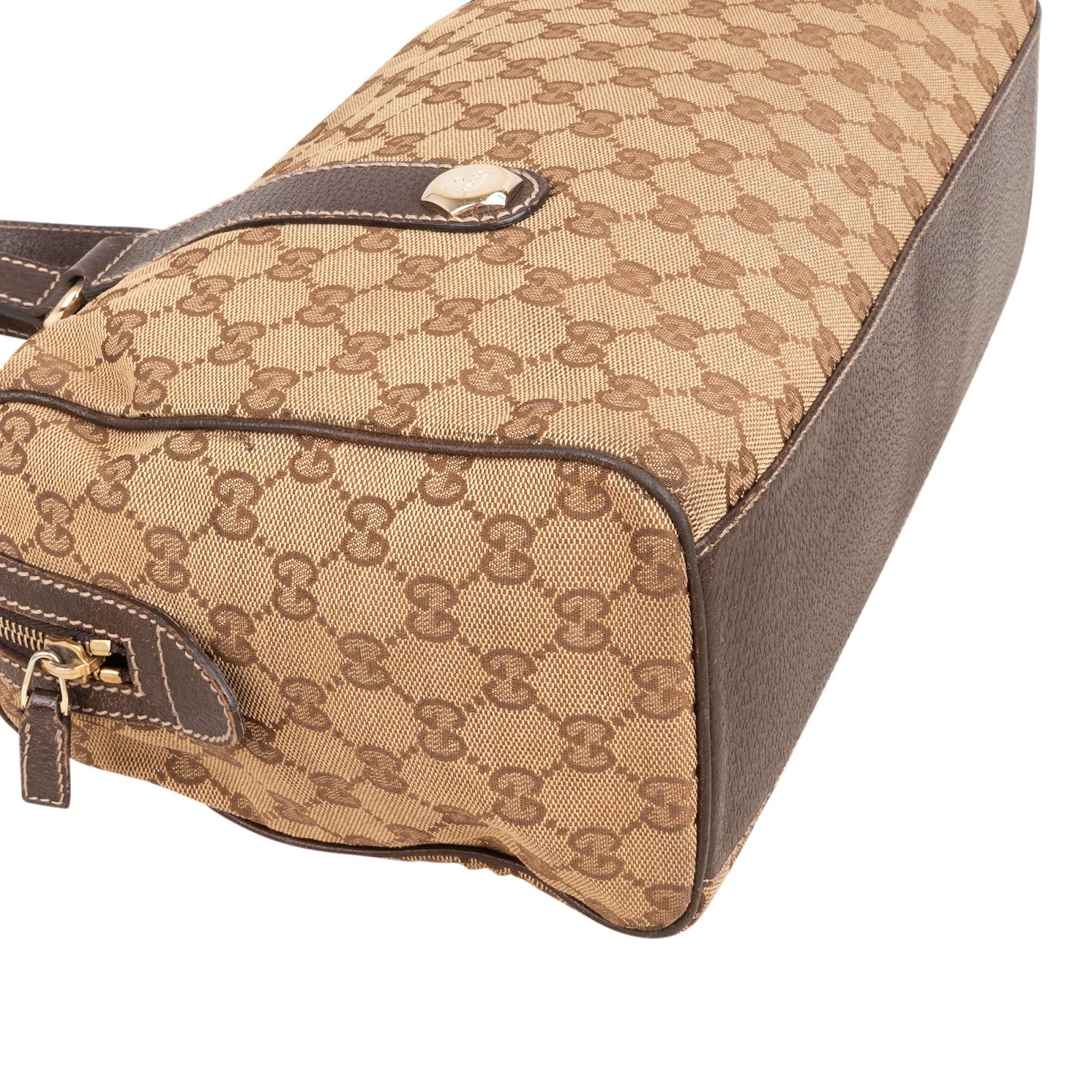 Gucci - Monogram GG Canvas Boston 35 Shoulder Bag