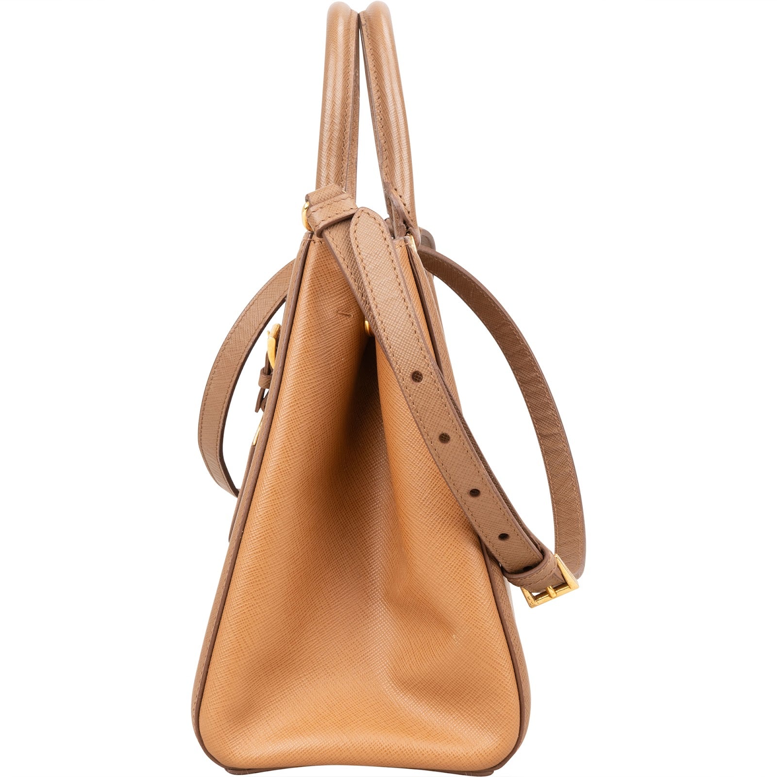 Prada Saffiano Leather Small Galleria Handbag
