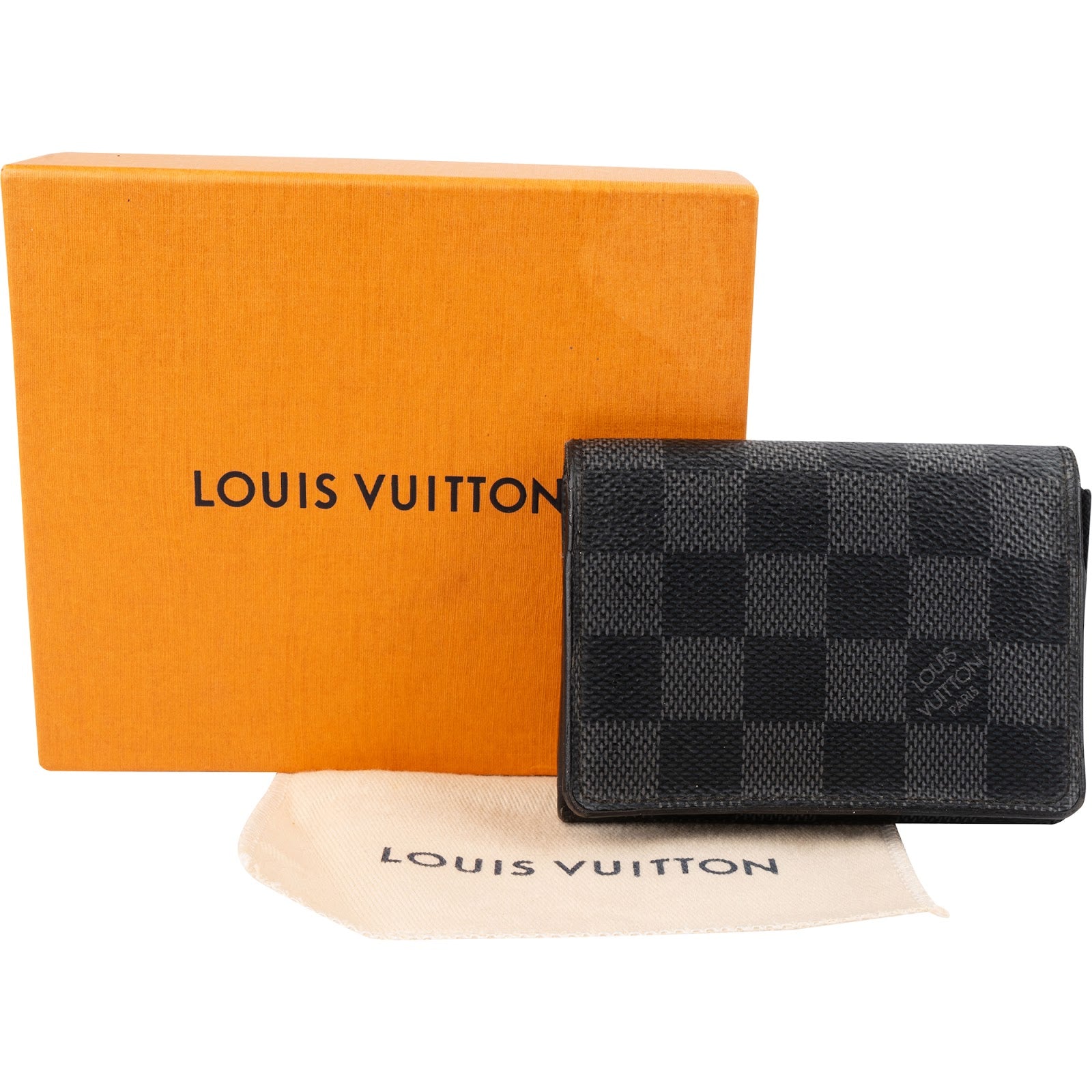 Louis Vuitton Monogram Damier Graphite Enveloppe Cardholder Wallet